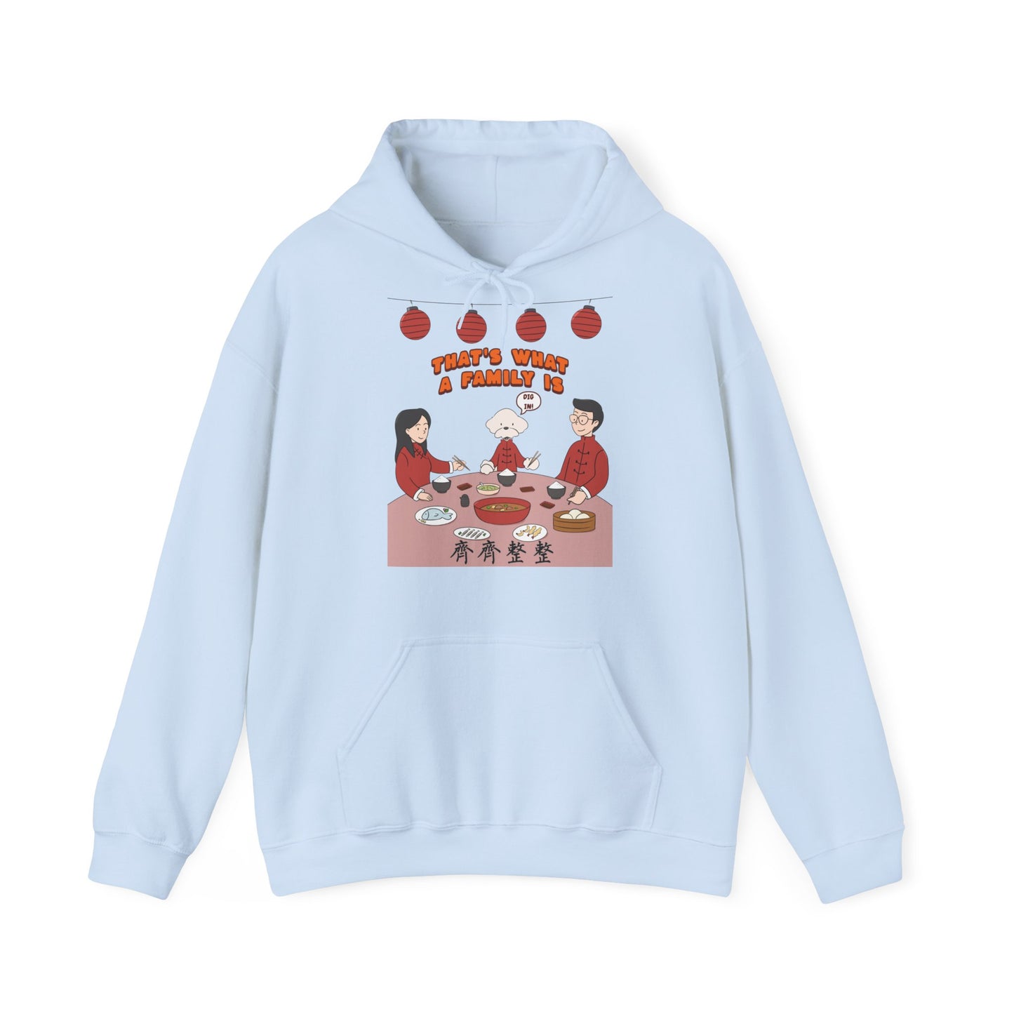 Cheeky Bichon Cute Dog Cartoon Chinese New Year Unisex Hooded Sweatshirt