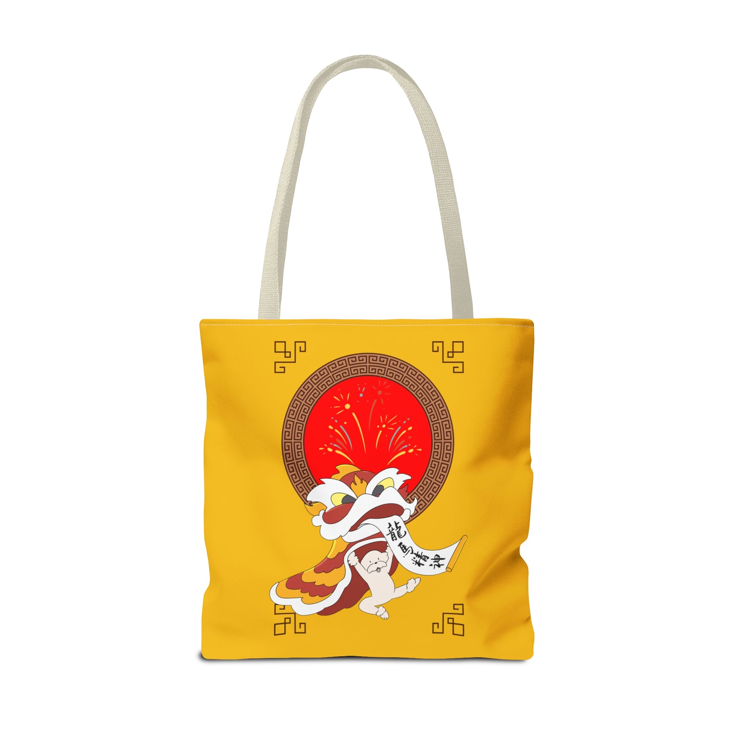 Cheeky Bichon Cute Funny Chinese New Year Tote Bag