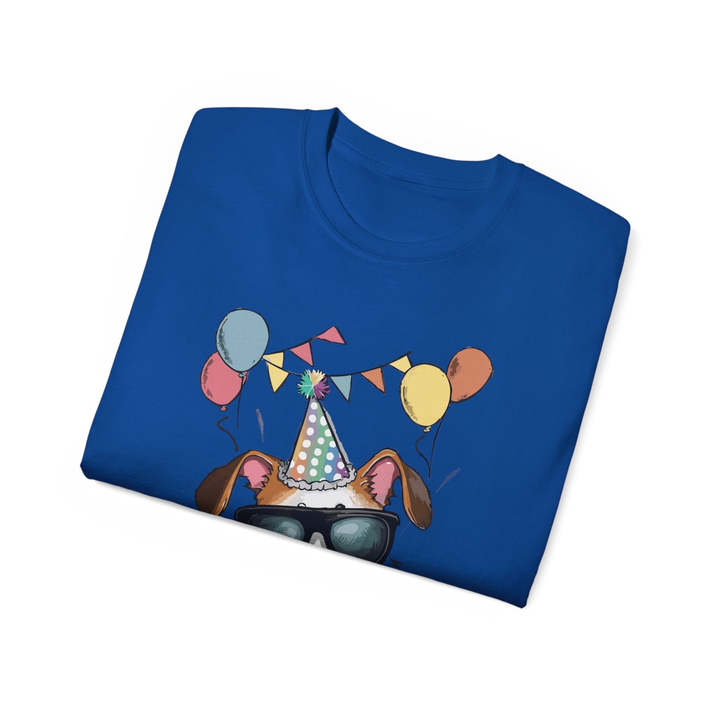 Cute Dog Cartoon I'm 10 in Dog Years Birthday Unisex Organic T-Shirt