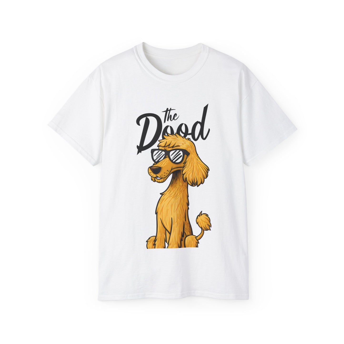 Cute Funny Dog Cartoon The Dood Unisex Organic T-Shirt