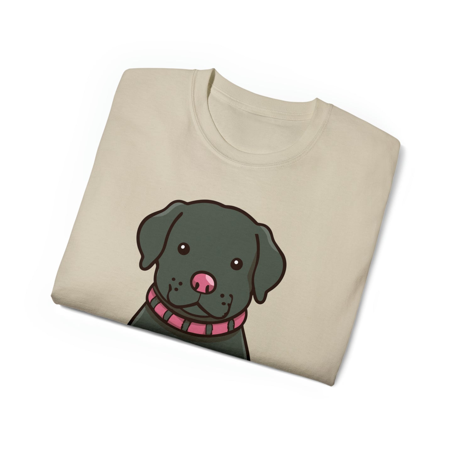 Cute Black Labs Matter Unisex Organic T-Shirt