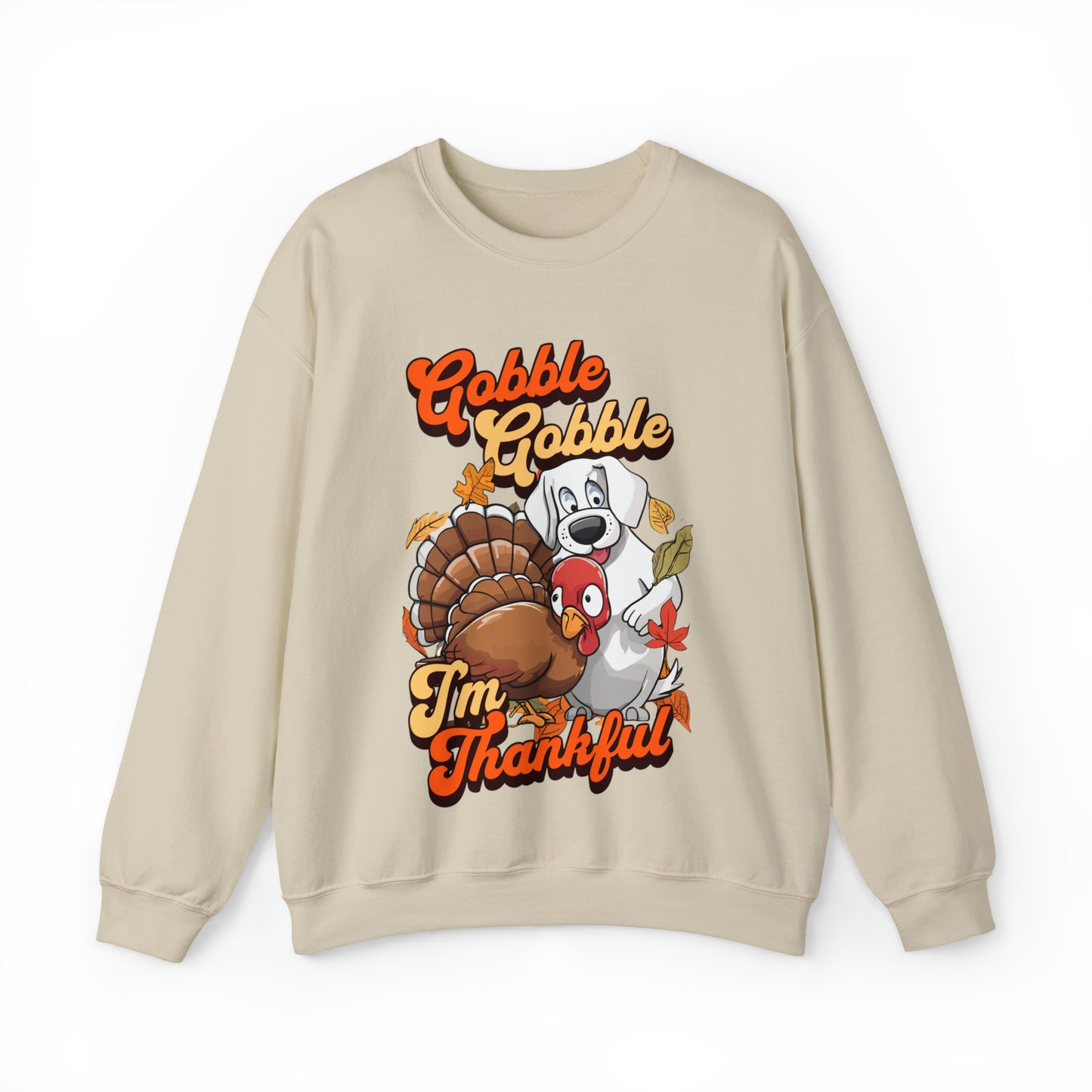 Gobble Gobble I'm Thankful Unisex Crewneck Sweatshirt