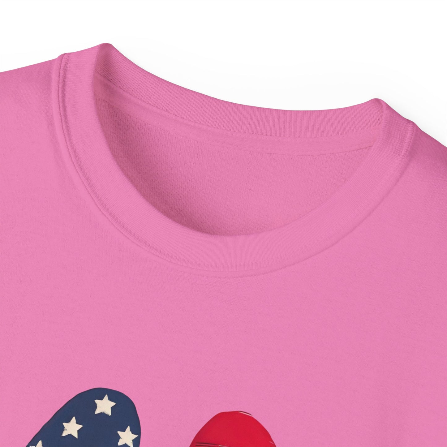 Paw Print Fourth of July Organic T-Shirt