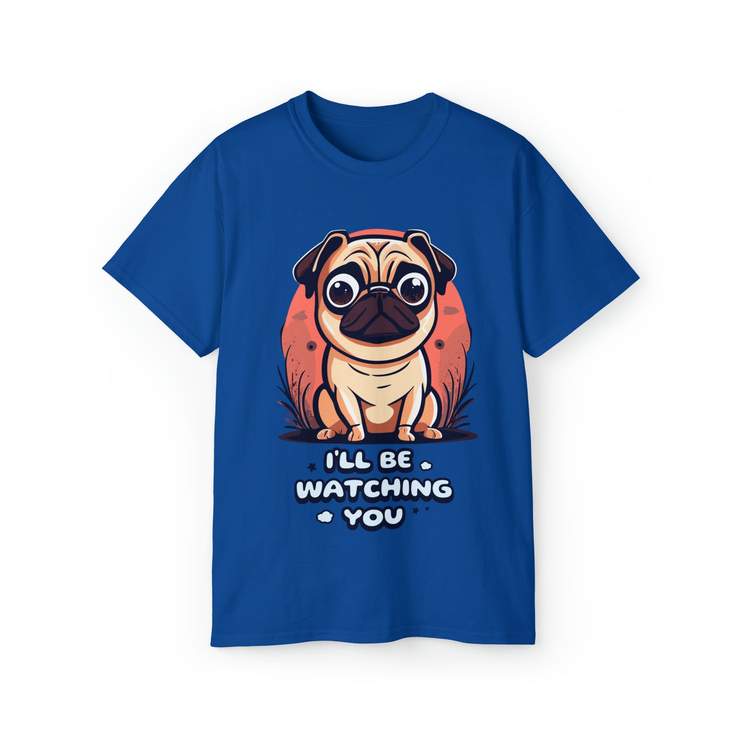 Cute Funny I'll be Watching You Unisex Organic T-Shirt