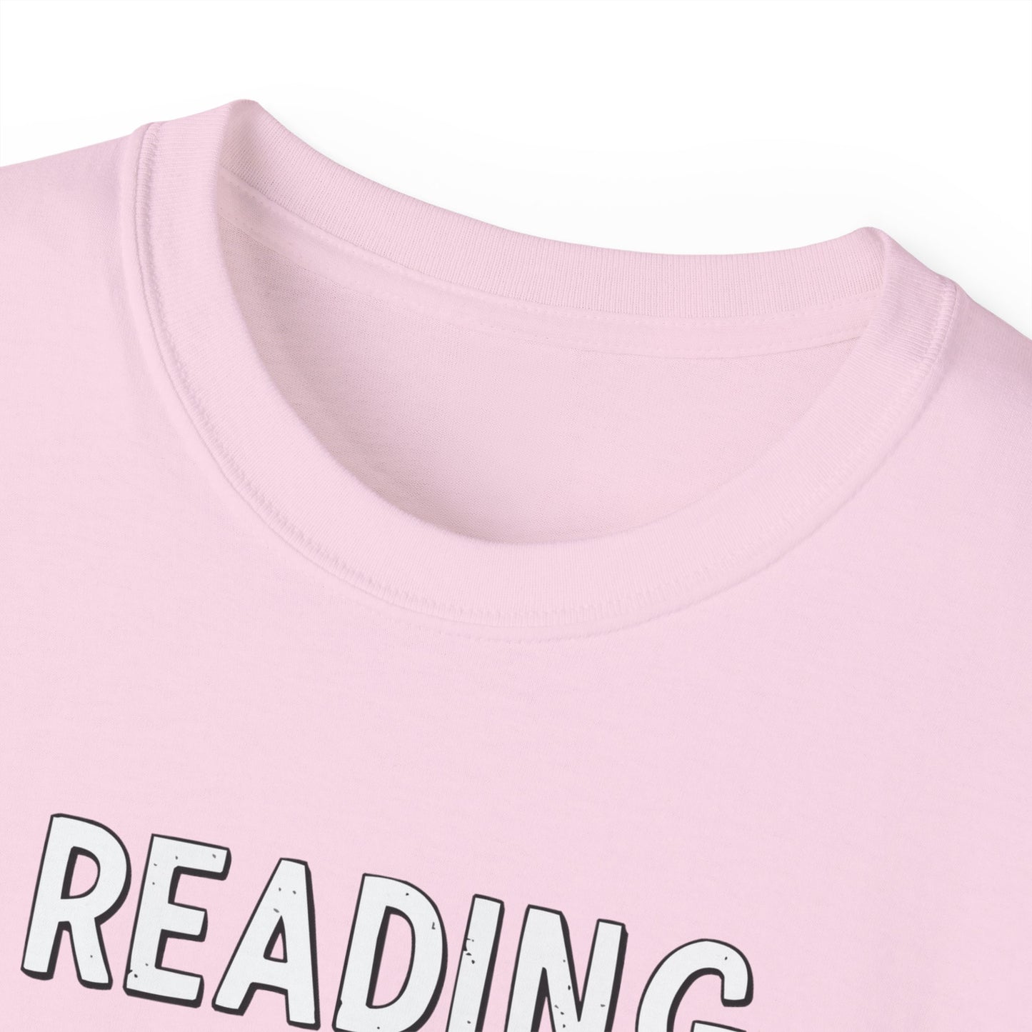 Cute Cartoon Reading is a Ticket to Adventure Unisex Organic T-Shirt