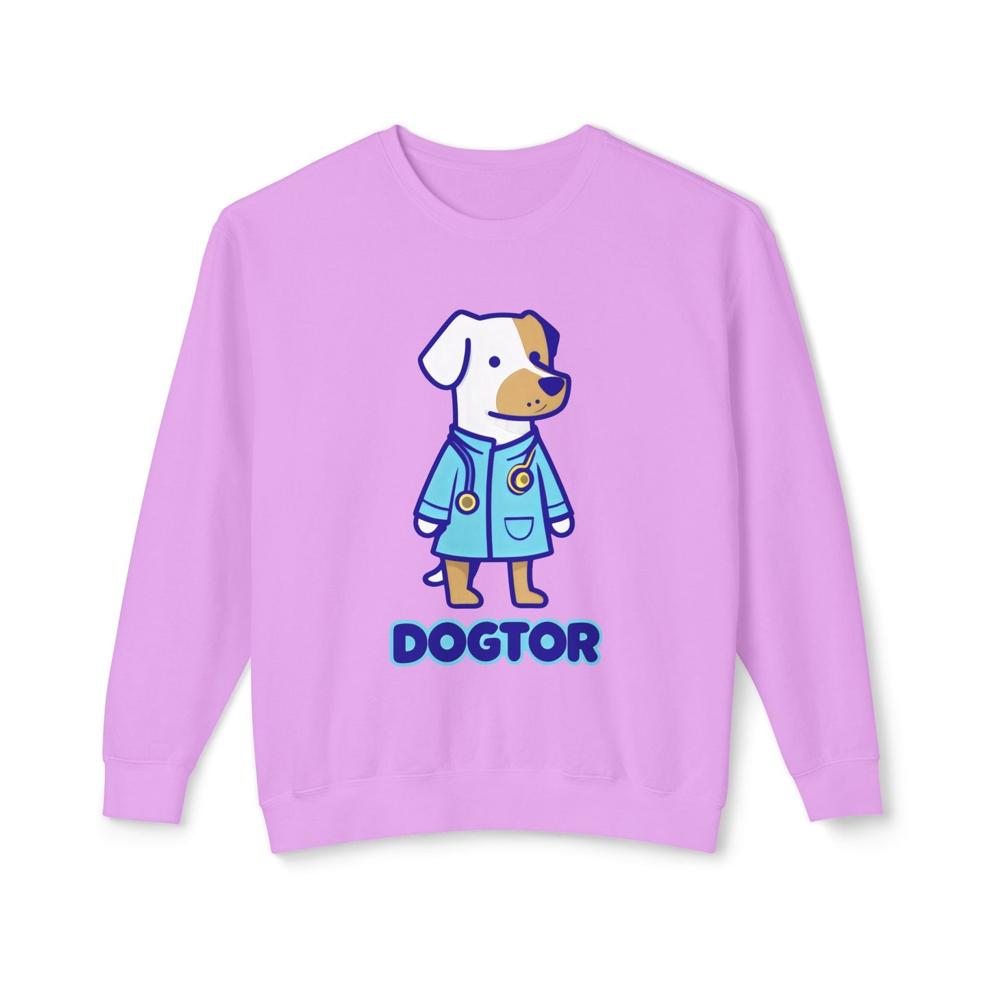 Cute Cartoon Dog Meme Dogtor Sweatshirt