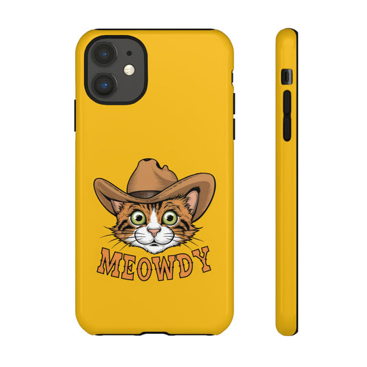 Cute Cat Cartoon Meowdy Meme Phone Case