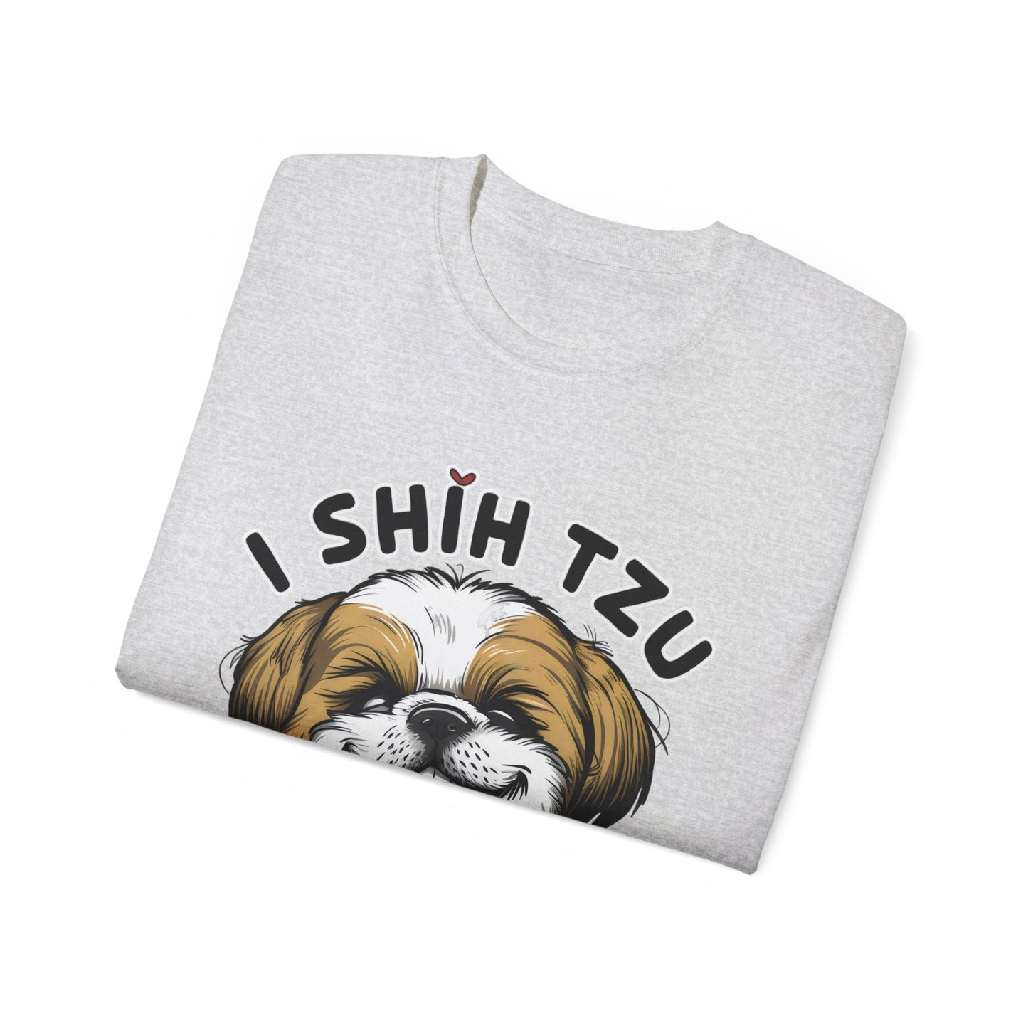 Cute Funny I Shih Tzu Not Dog Meme Organic T-Shirt