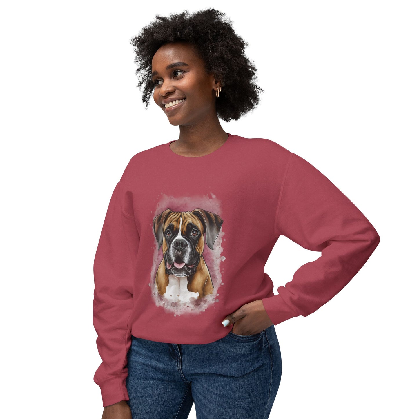 Cute Dog Cartoon Boxer Sweatshirt