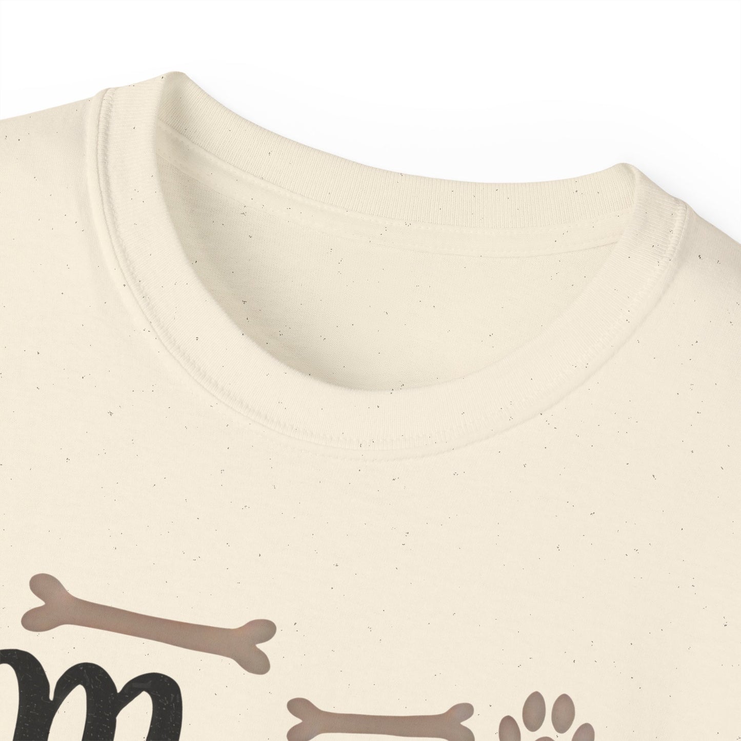 Cute Mama of the Birthday Girl Paw Print Organic T-Shirt