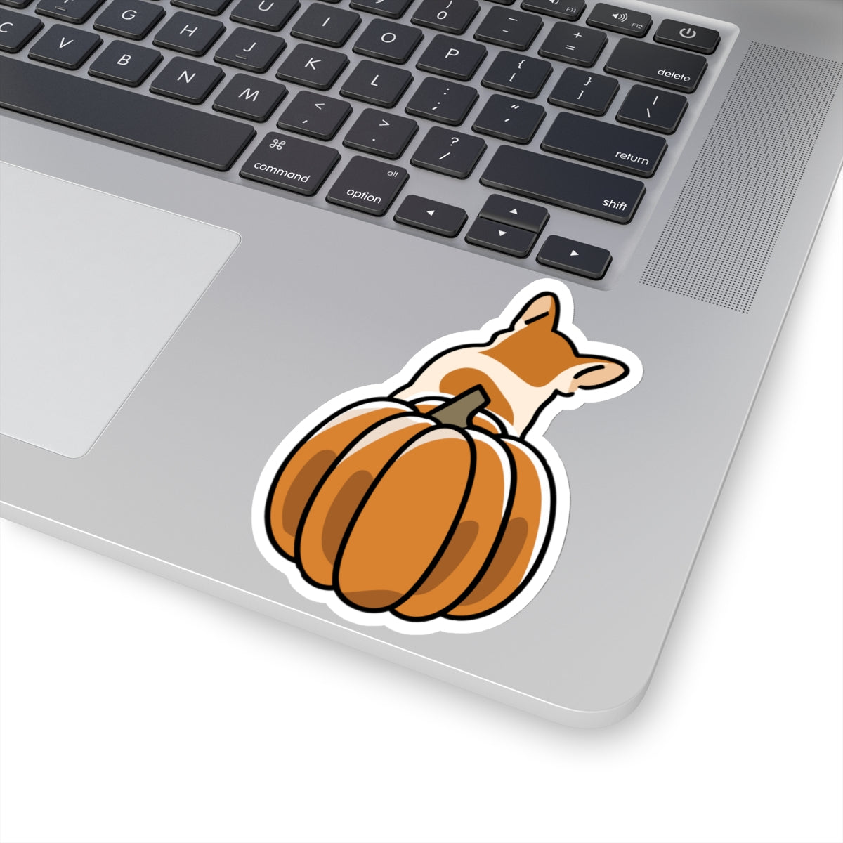 Cute Corgi Butt Pumpkin Kiss-cut Stickers