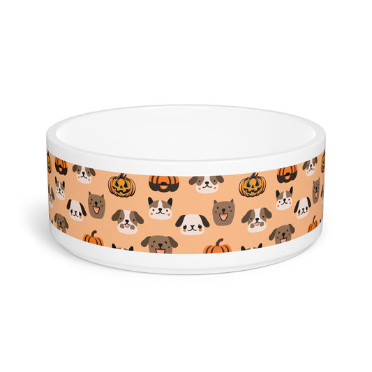 Halloween Pattern Pet Bowl