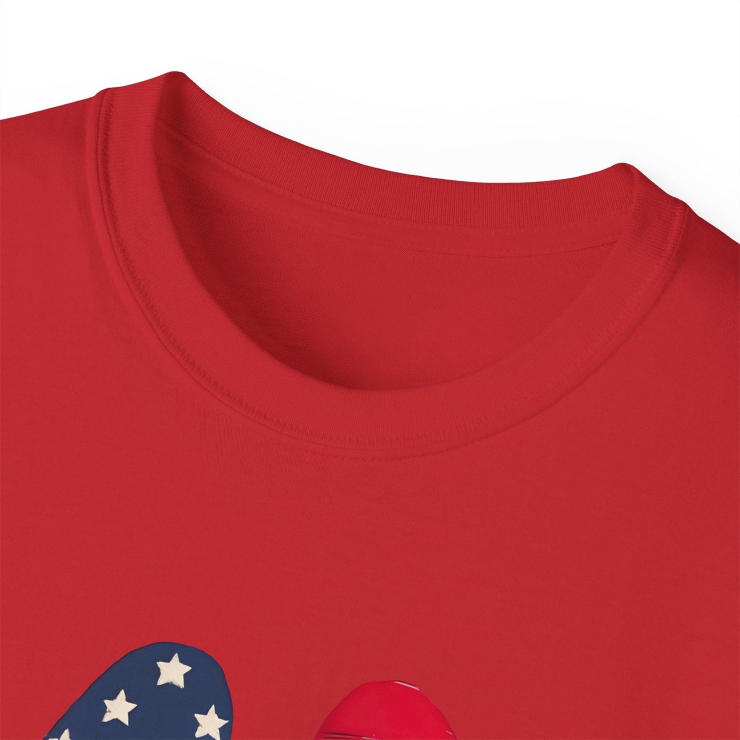 Paw Print Fourth of July Organic T-Shirt