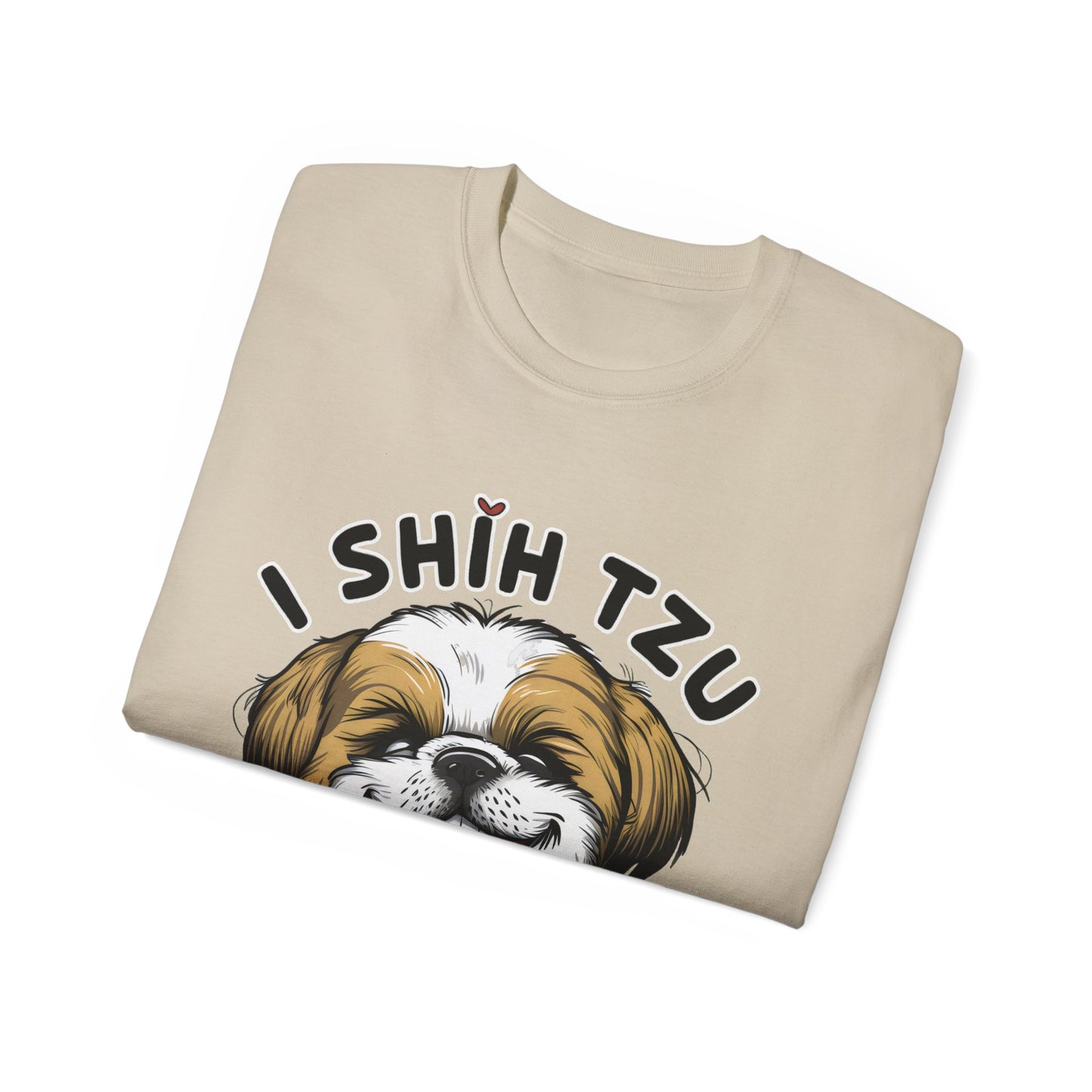 Cute Funny I Shih Tzu Not Dog Meme Organic T-Shirt