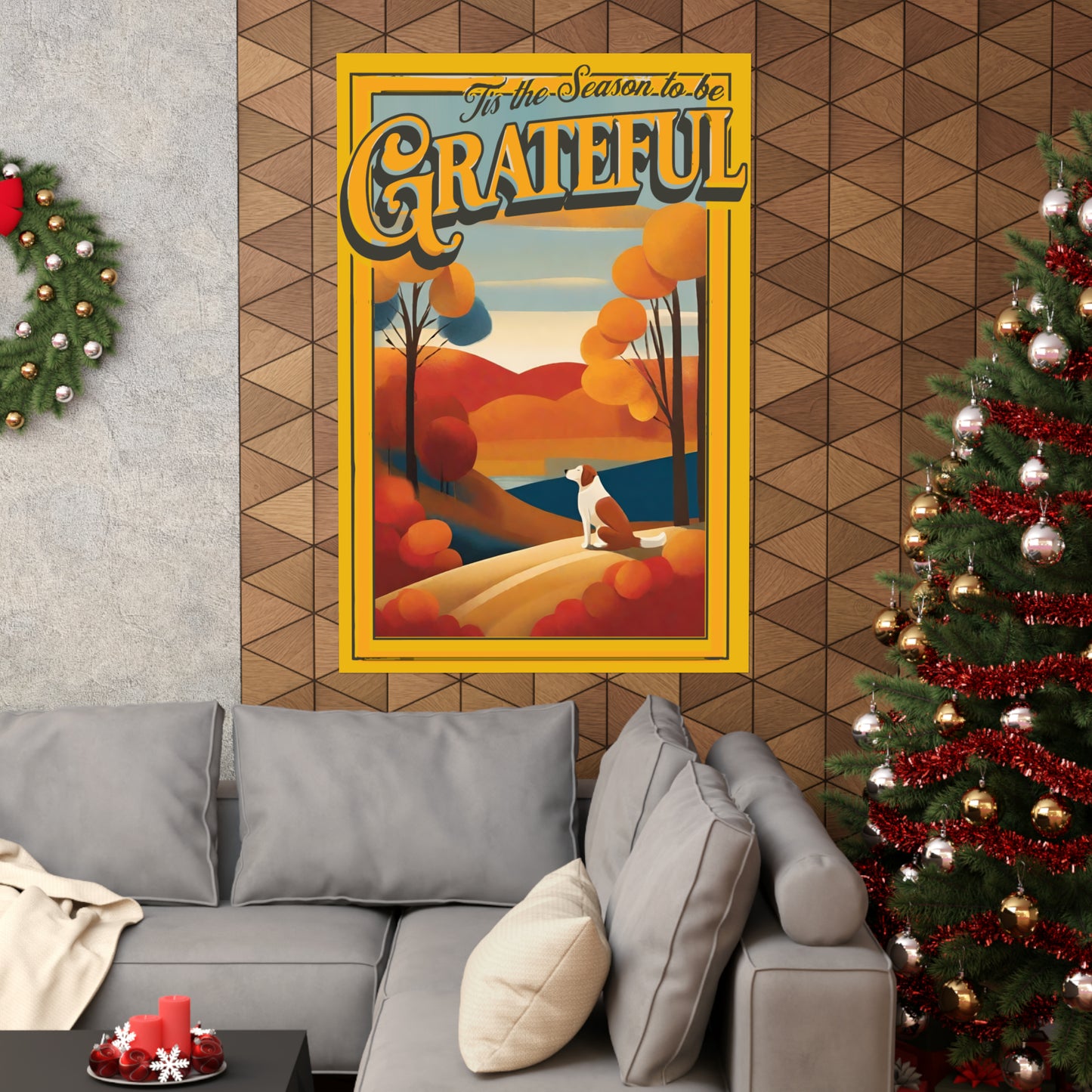 Tis the Season to be Grateful Thanksgiving Matte Vertical Posters