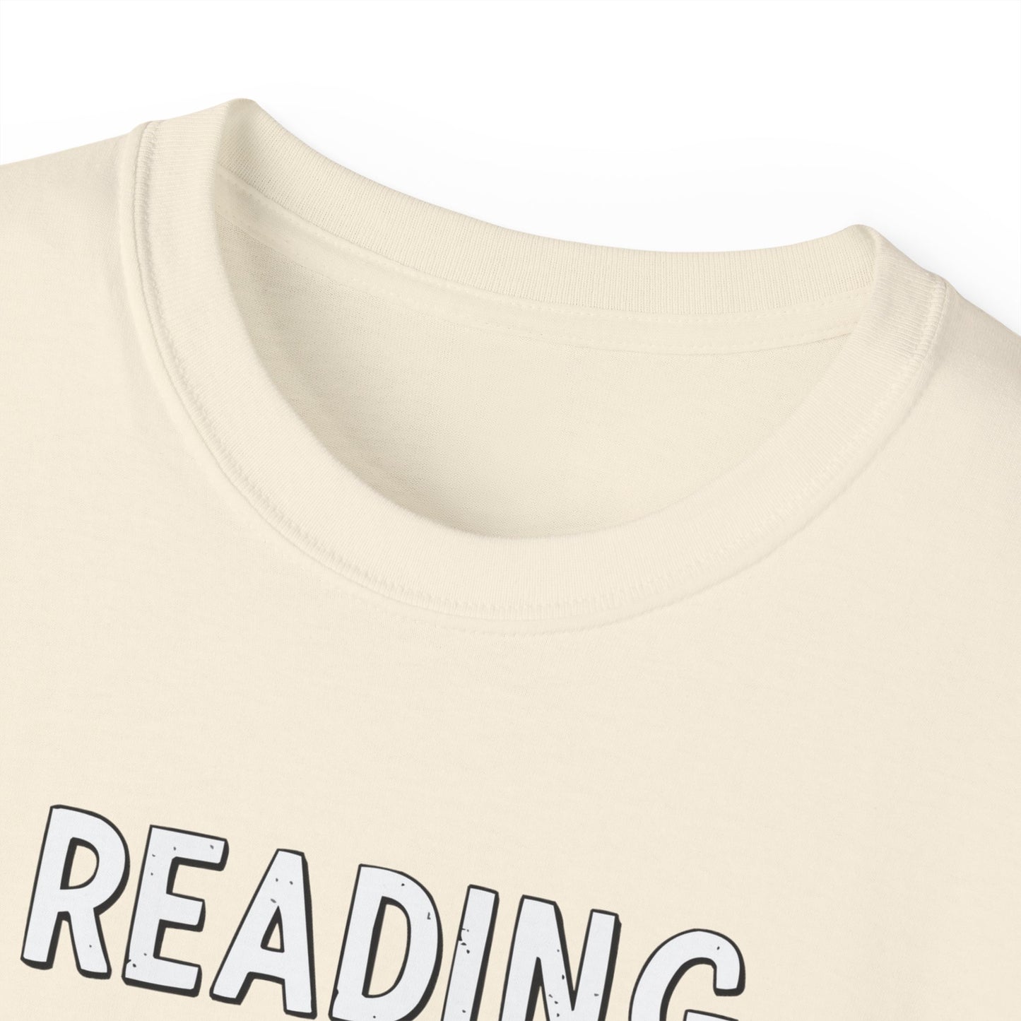 Cute Cartoon Reading is a Ticket to Adventure Unisex Organic T-Shirt