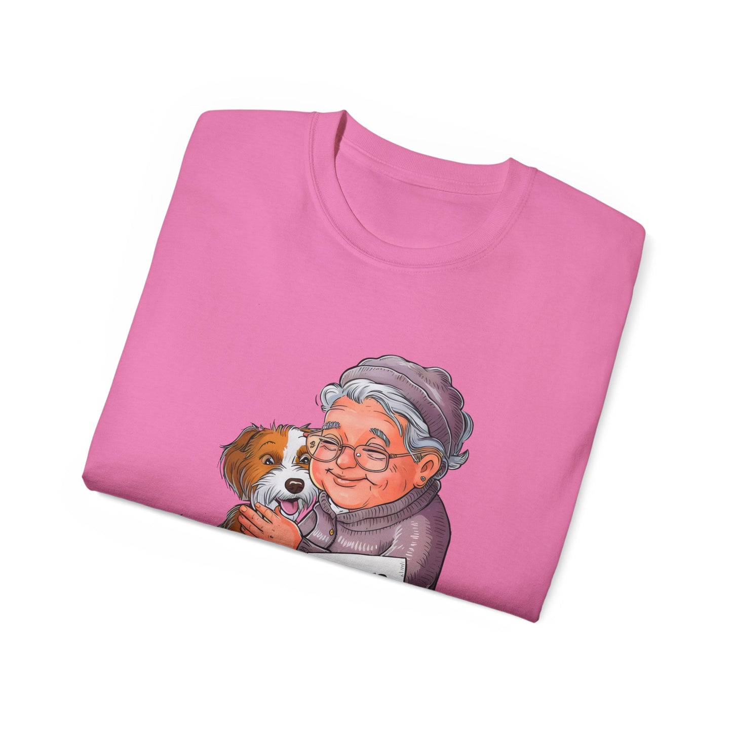 Cute Cartoon Retired Promoted to Stay at Home Dog Mom Organic T-Shirt