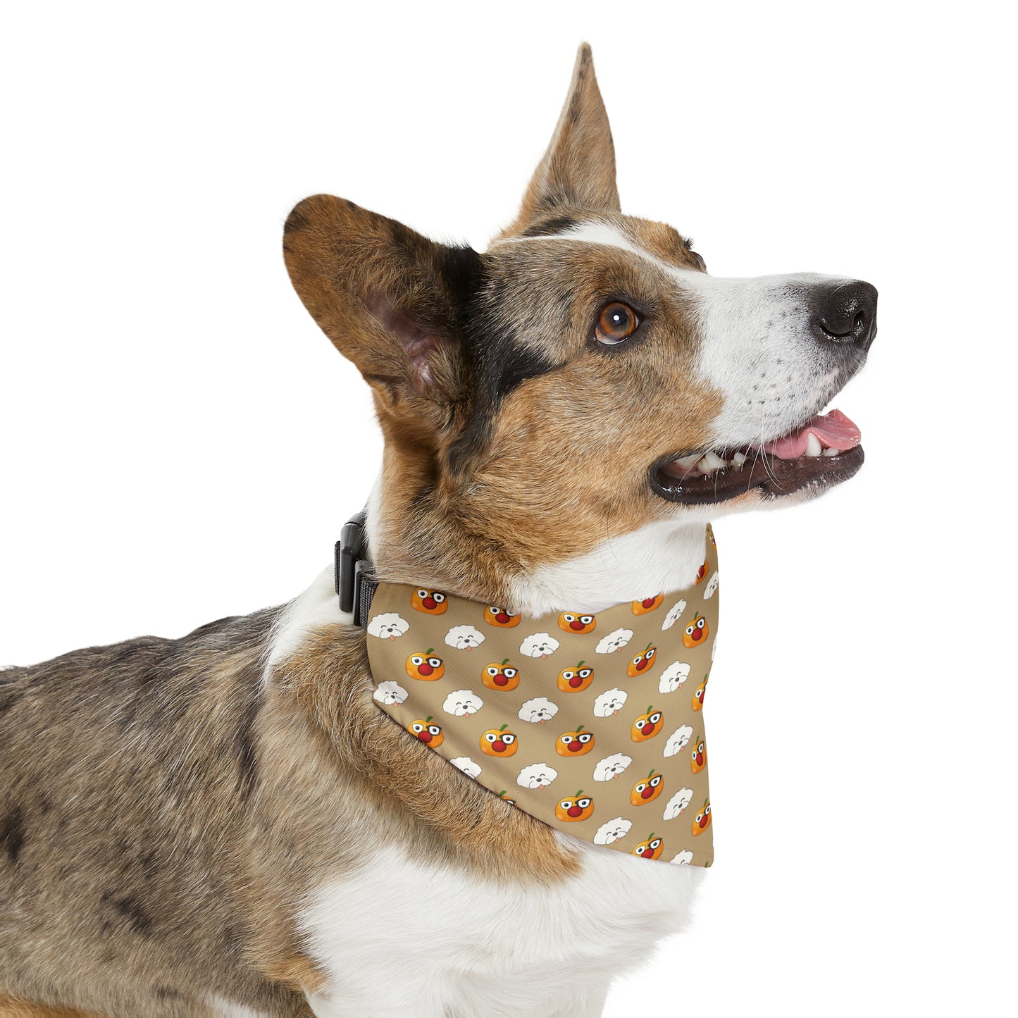 Cheeky Bichon Cute Halloween Dog Pattern Pet Bandana Collar