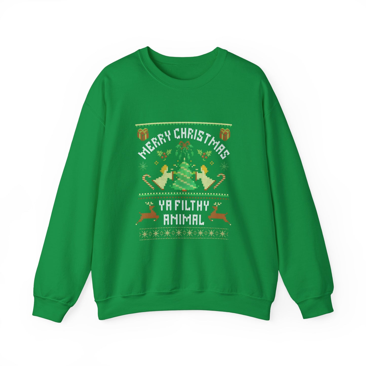 Merry Christmas Ya Filthy Animal Sweatshirt