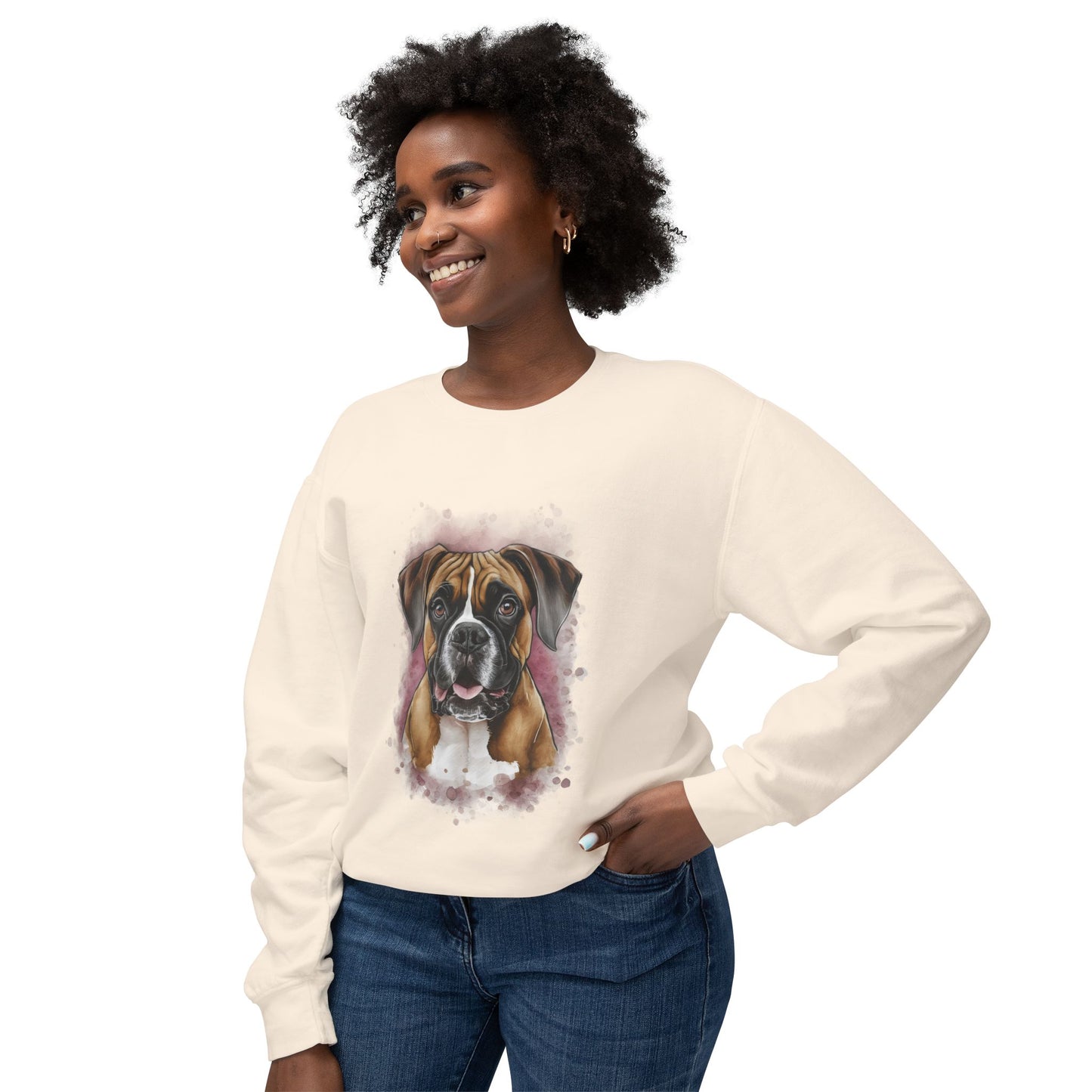 Cute Dog Cartoon Boxer Sweatshirt