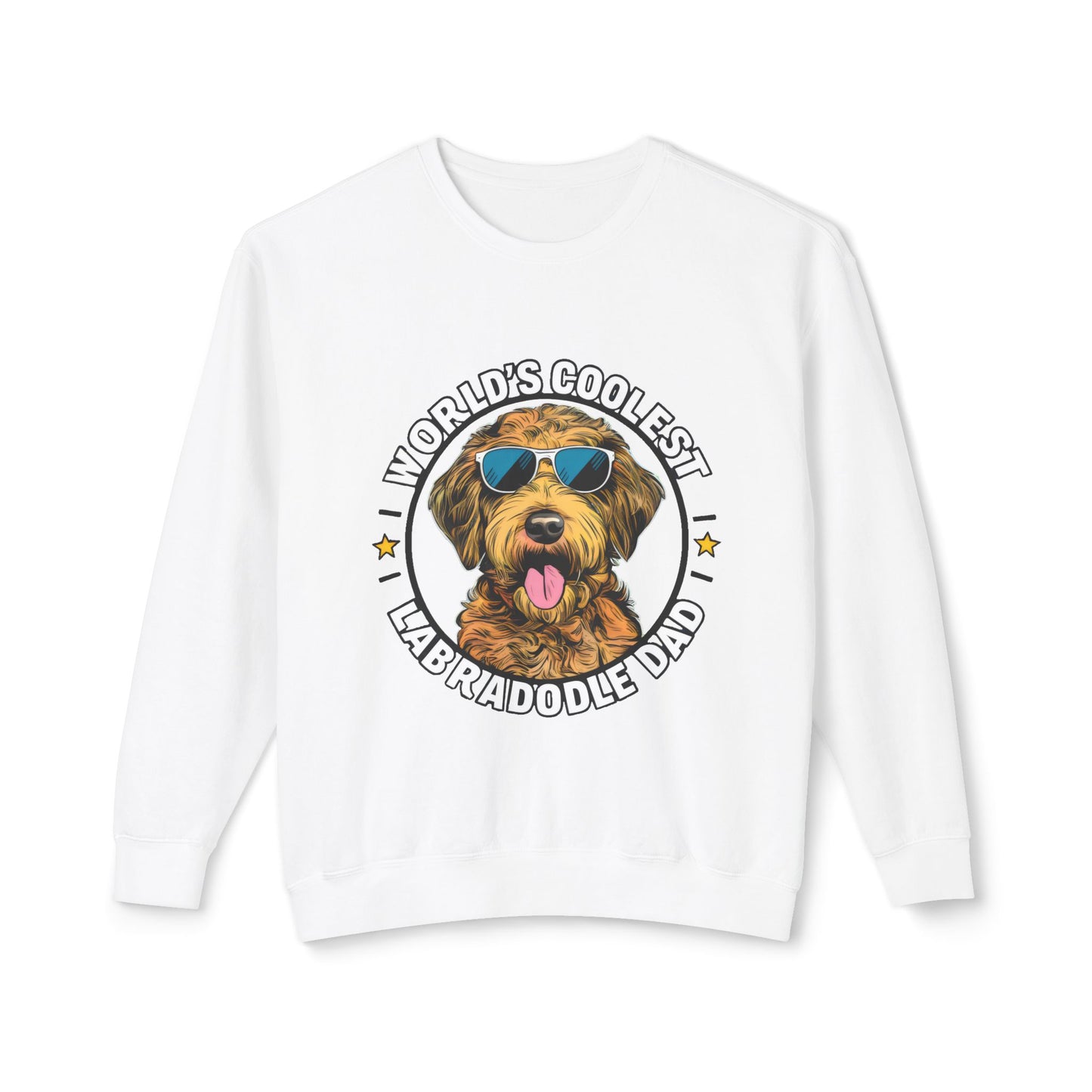 Cute Funny Labradoodle Dad Meme Sweatshirt