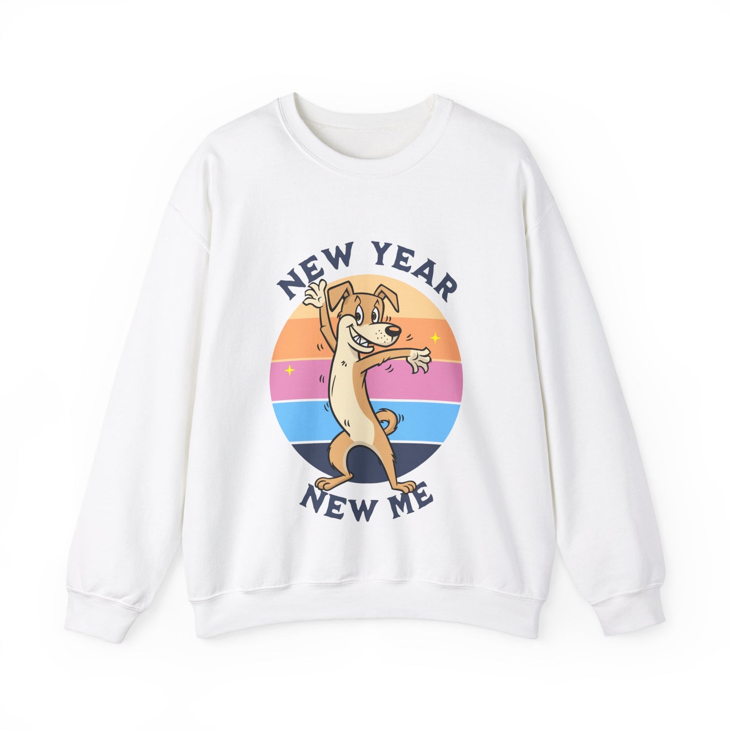 Cute Funny New Year New Me Unisex Crewneck Sweatshirt