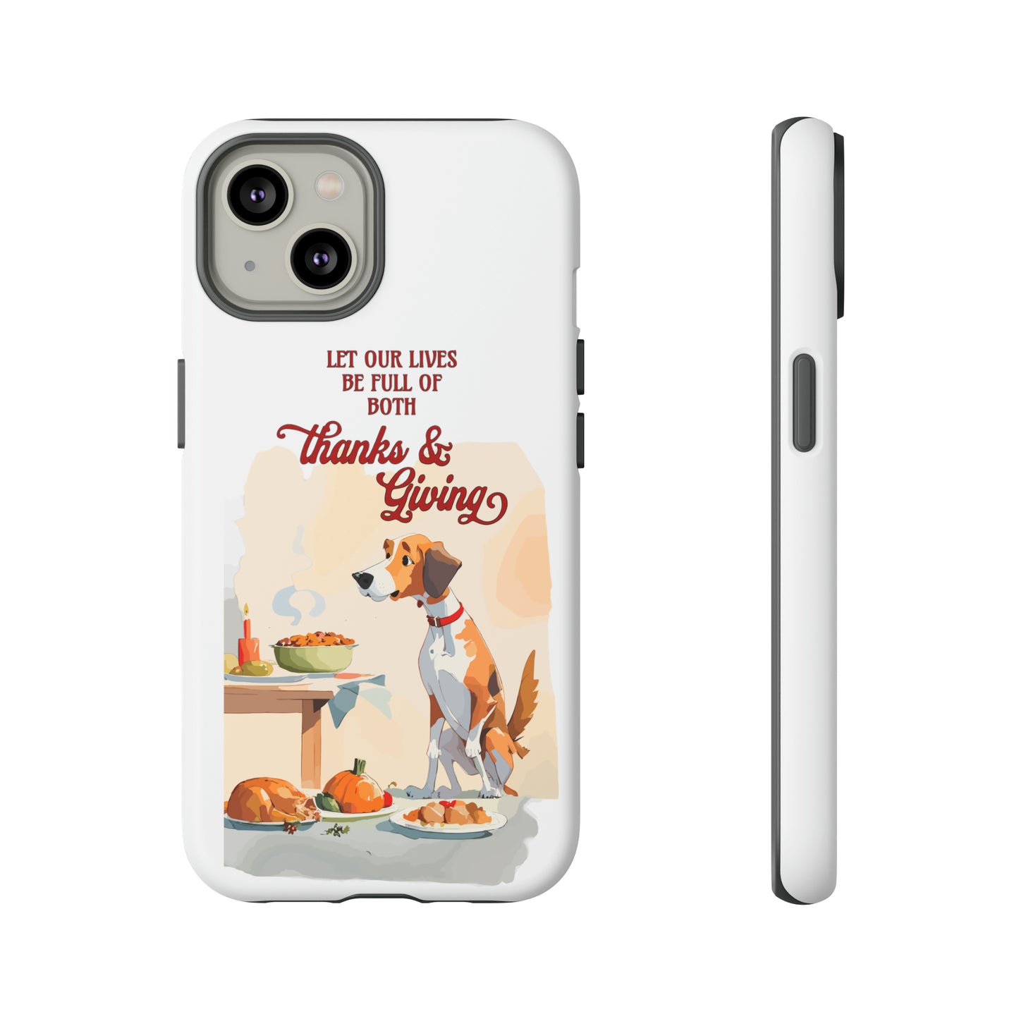 Cute Dog Lover Thanksgiving Tough Cases