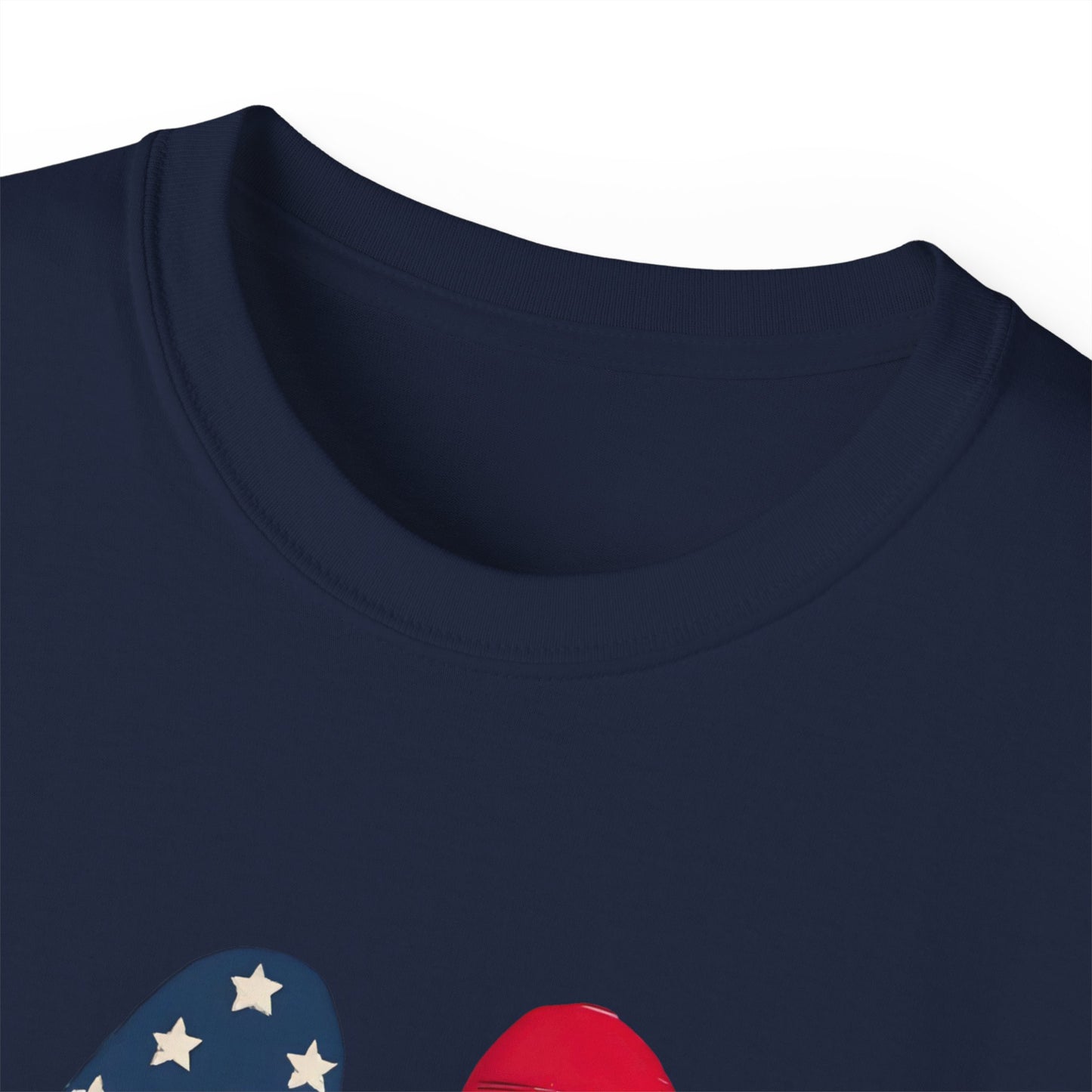 Paw Print Fourth of July Organic T-Shirt