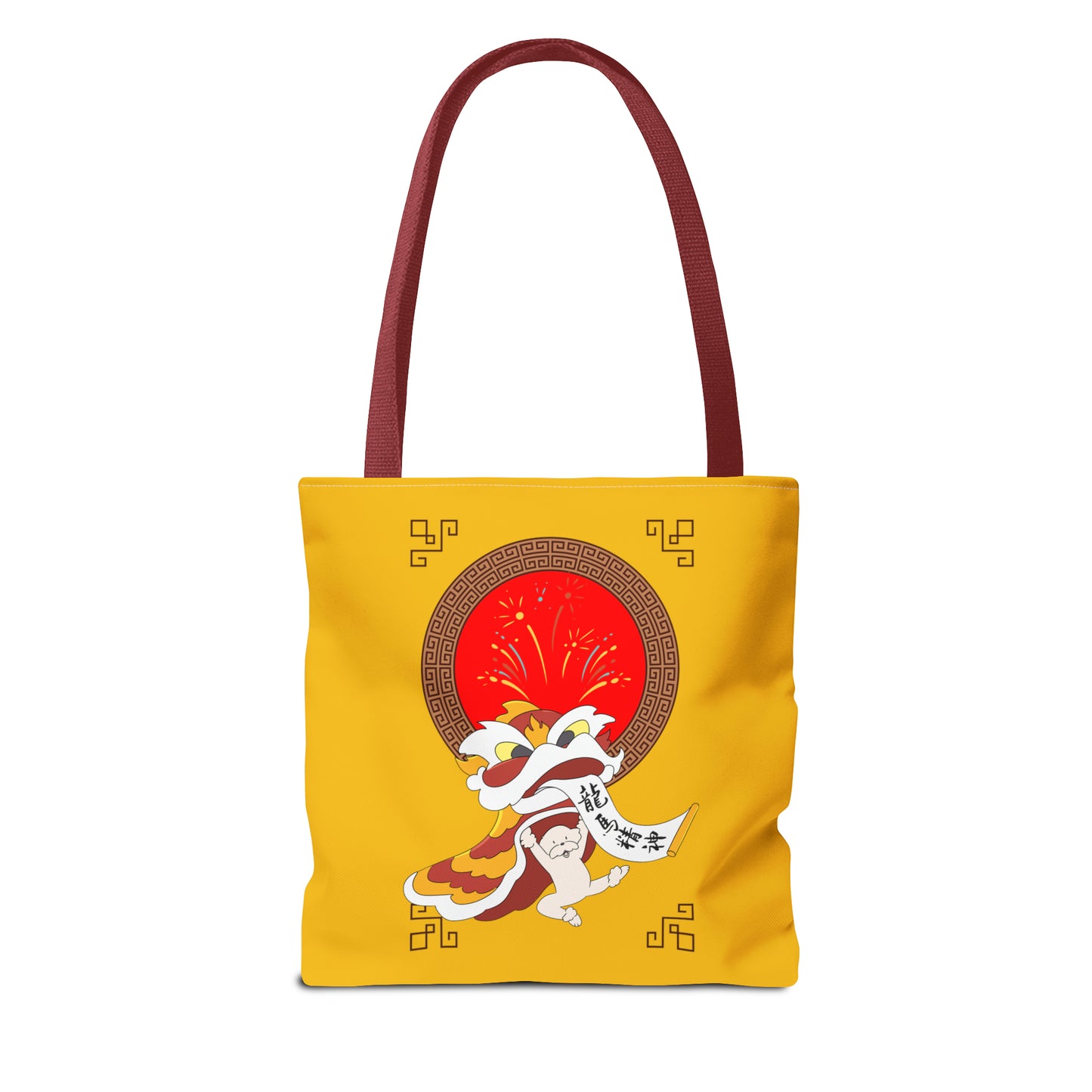 Cheeky Bichon Cute Funny Chinese New Year Tote Bag