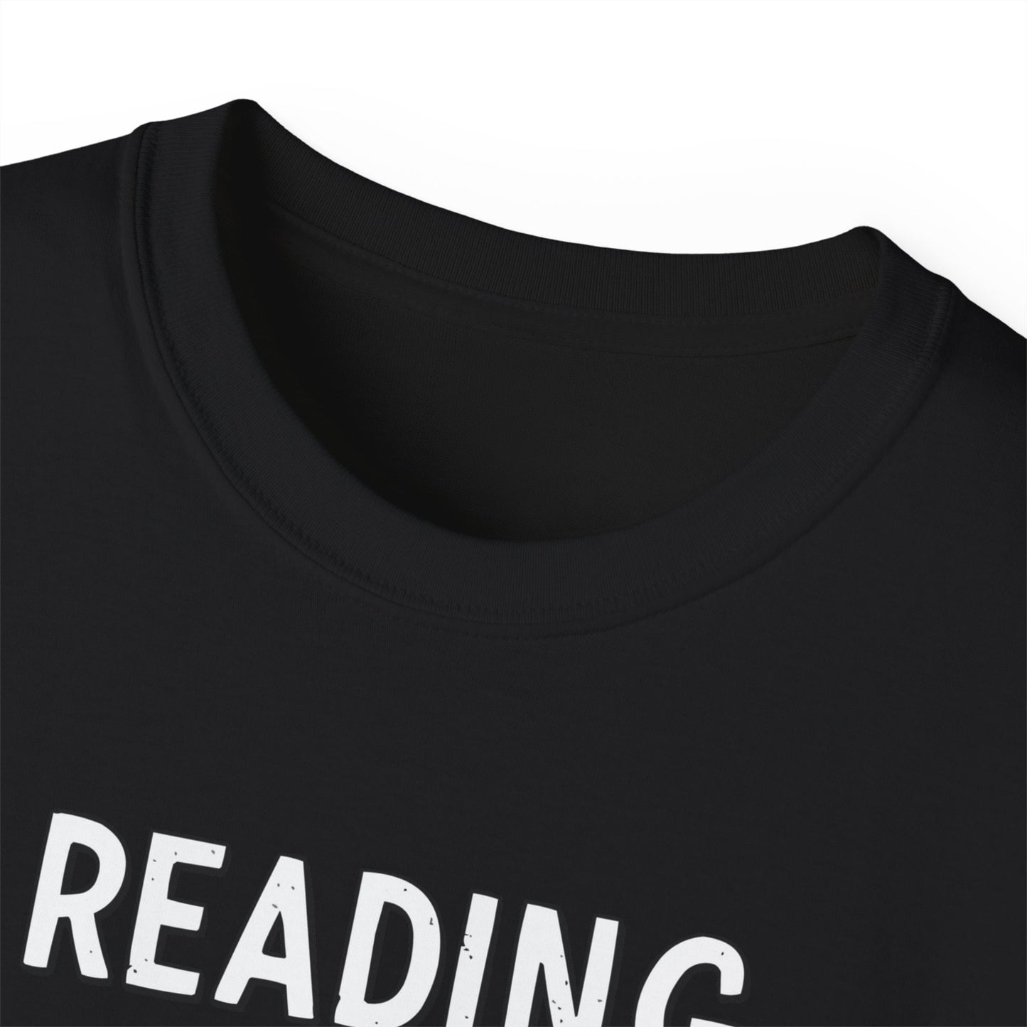 Cute Cartoon Reading is a Ticket to Adventure Unisex Organic T-Shirt