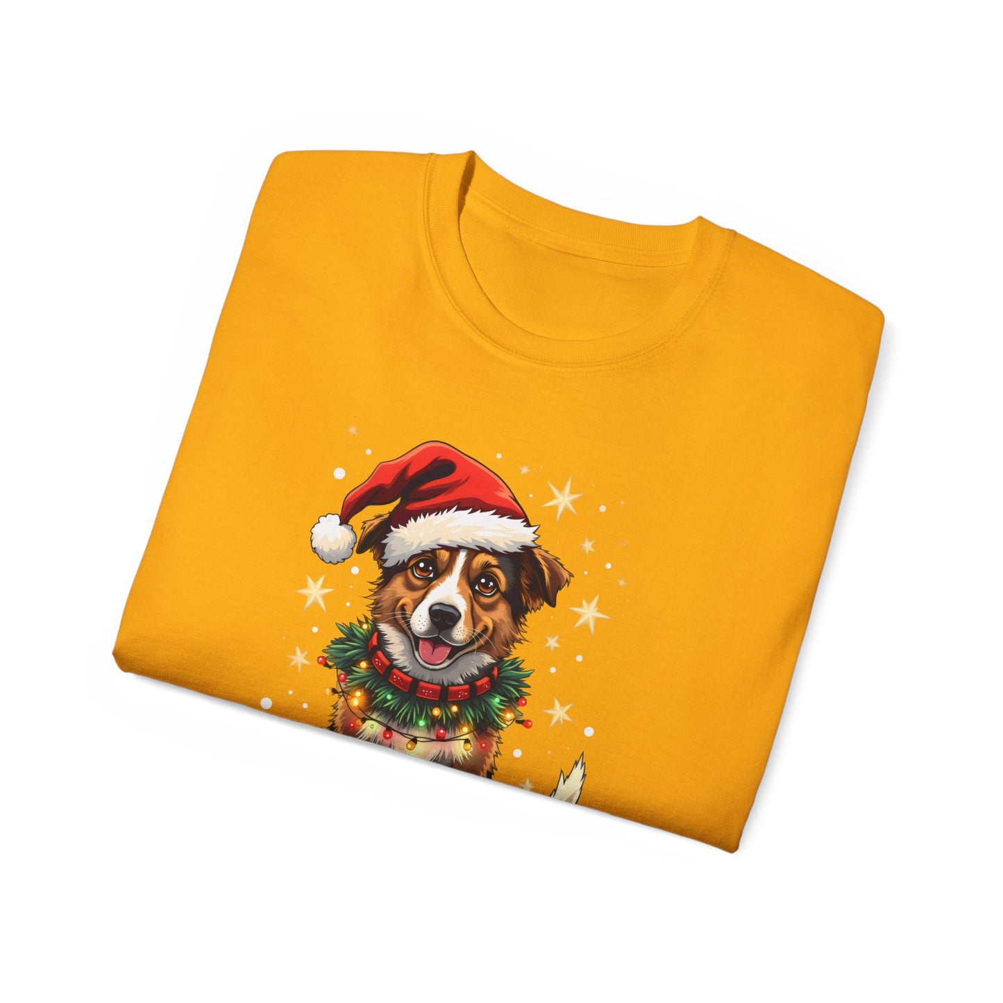 Cute Dog Cartoon Most Likely to Decorate Her Dog Jack Russell Terrier Unisex Organic T-Shirt