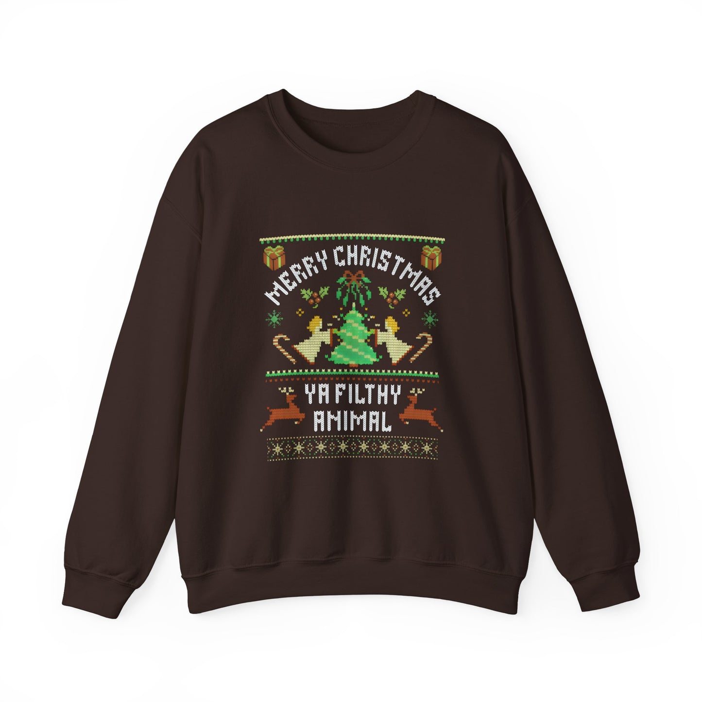 Merry Christmas Ya Filthy Animal Sweatshirt