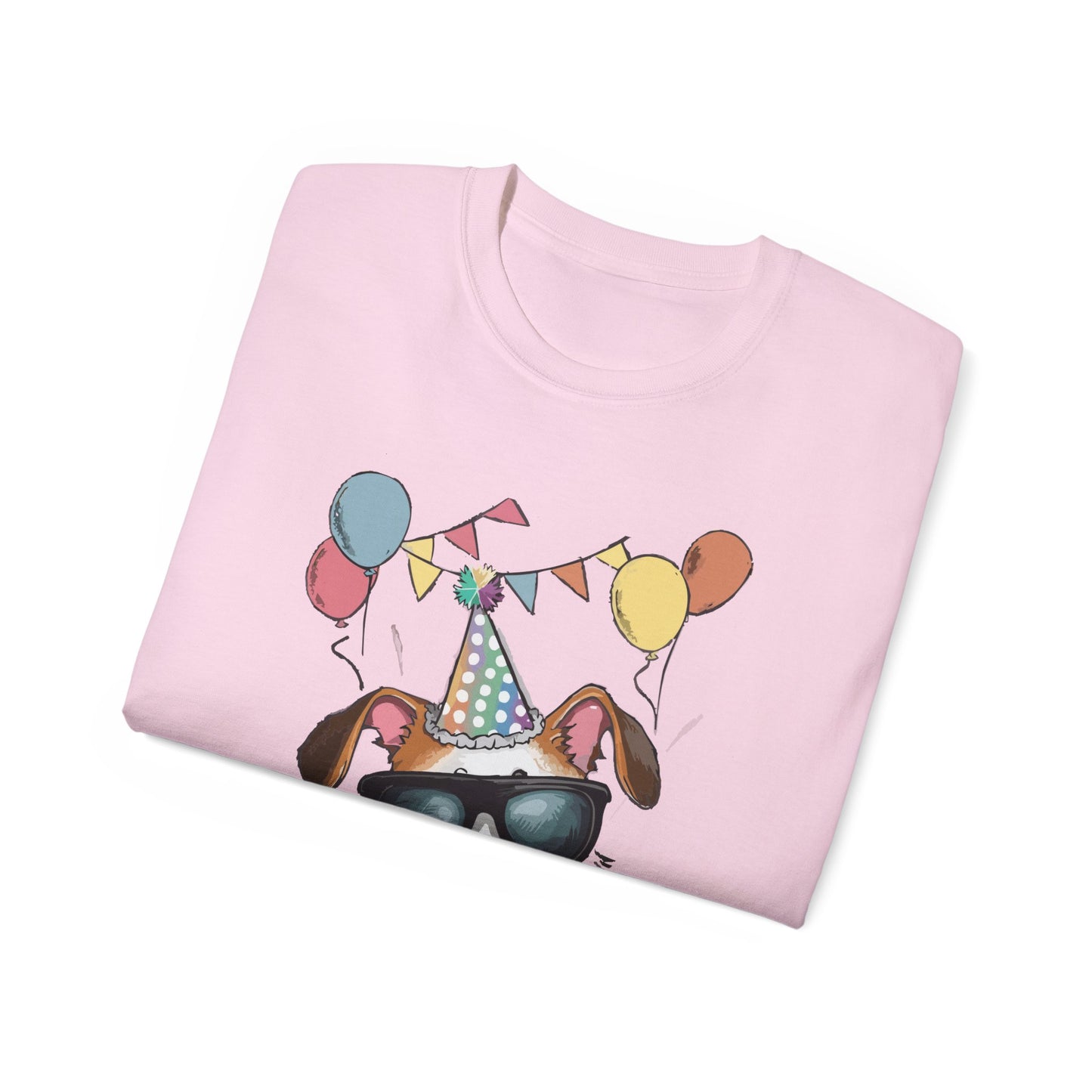 Cute Dog Cartoon I'm 10 in Dog Years Birthday Unisex Organic T-Shirt