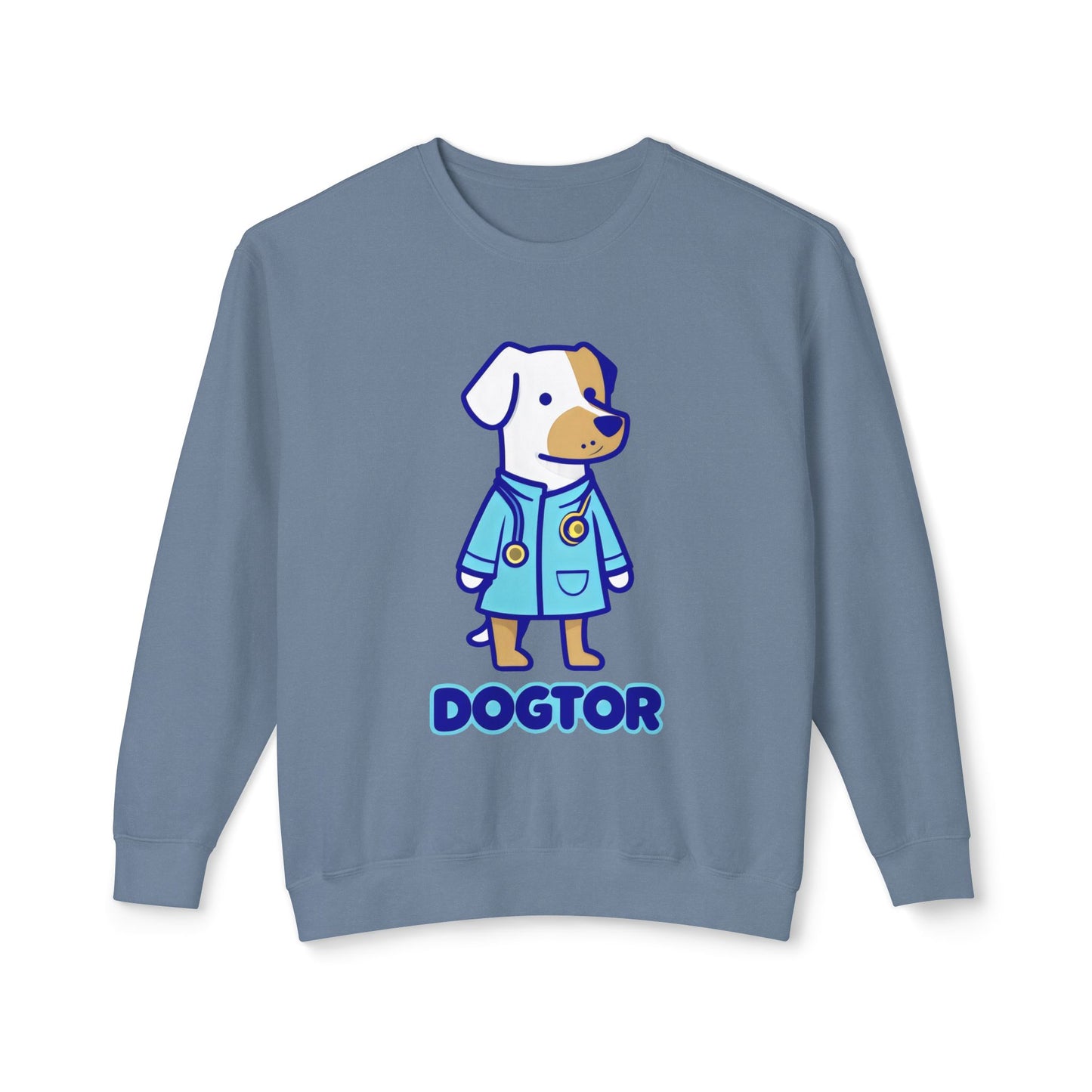 Cute Cartoon Dog Meme Dogtor Sweatshirt