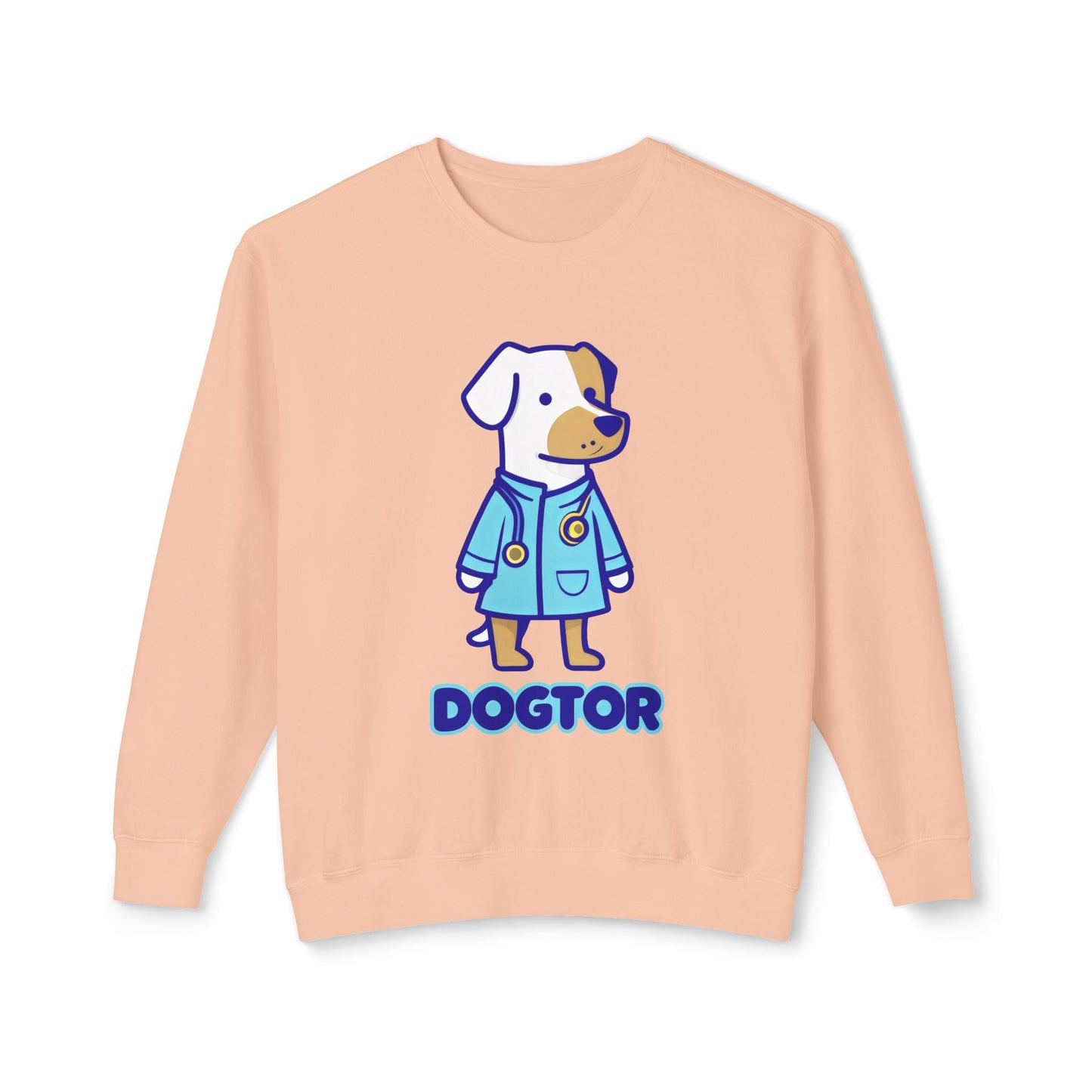 Cute Cartoon Dog Meme Dogtor Sweatshirt