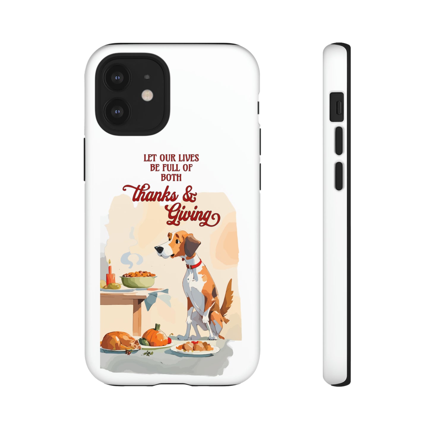 Cute Dog Lover Thanksgiving Tough Cases