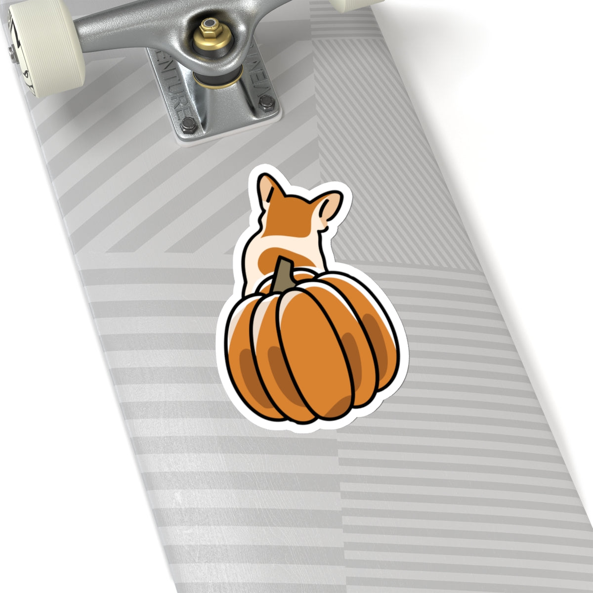 Cute Corgi Butt Pumpkin Kiss-cut Stickers