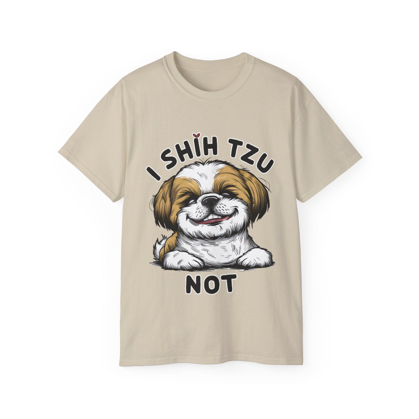 Cute Funny I Shih Tzu Not Dog Meme Organic T-Shirt