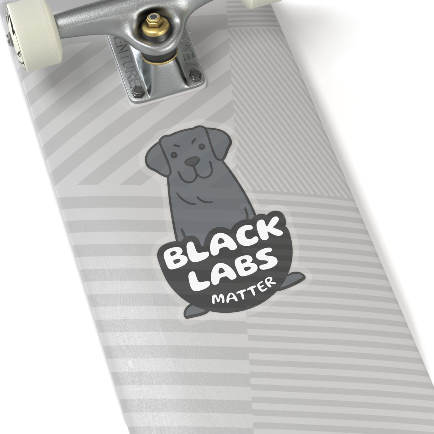 Cute Black Labs Matter Kiss-cut Stickers