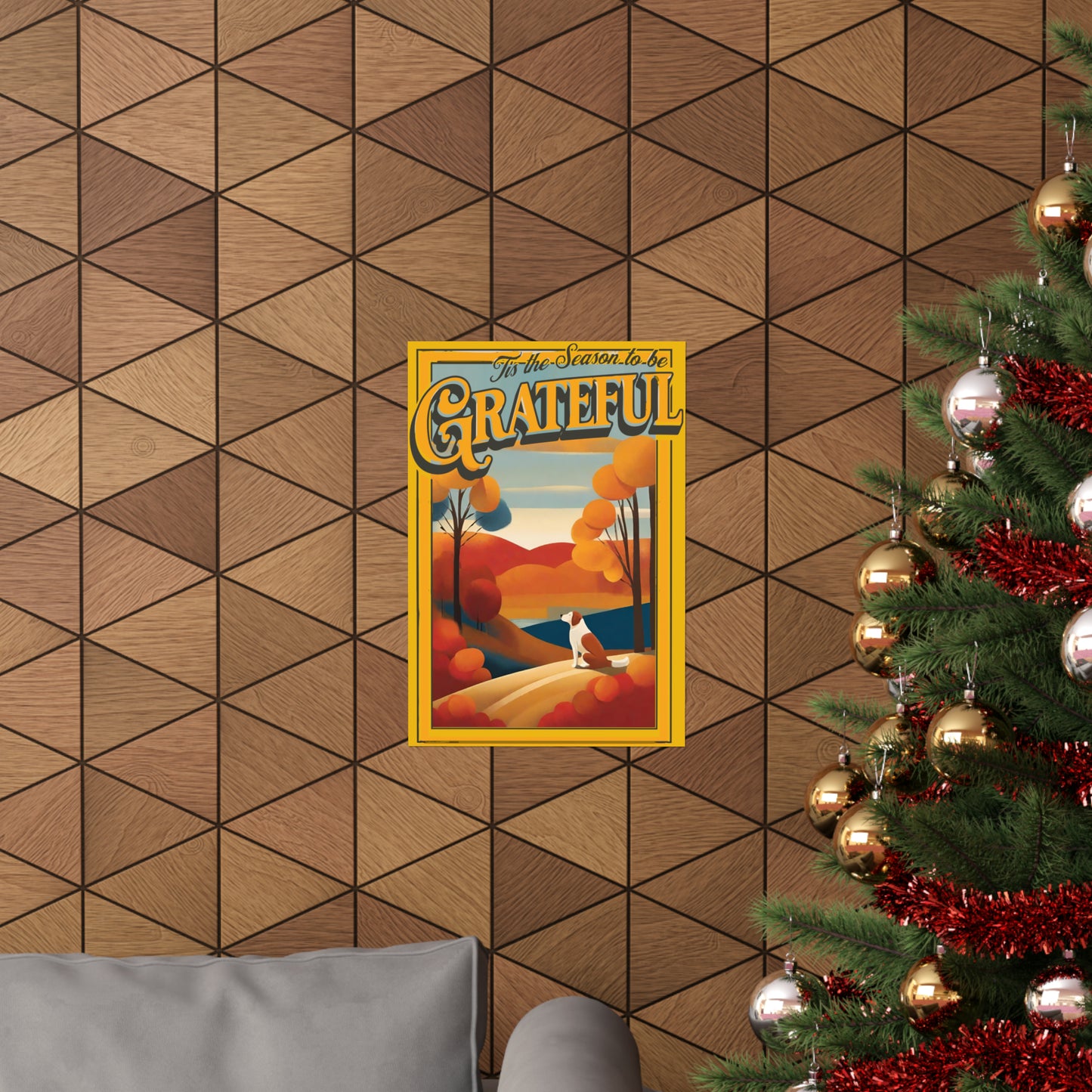 Tis the Season to be Grateful Thanksgiving Matte Vertical Posters