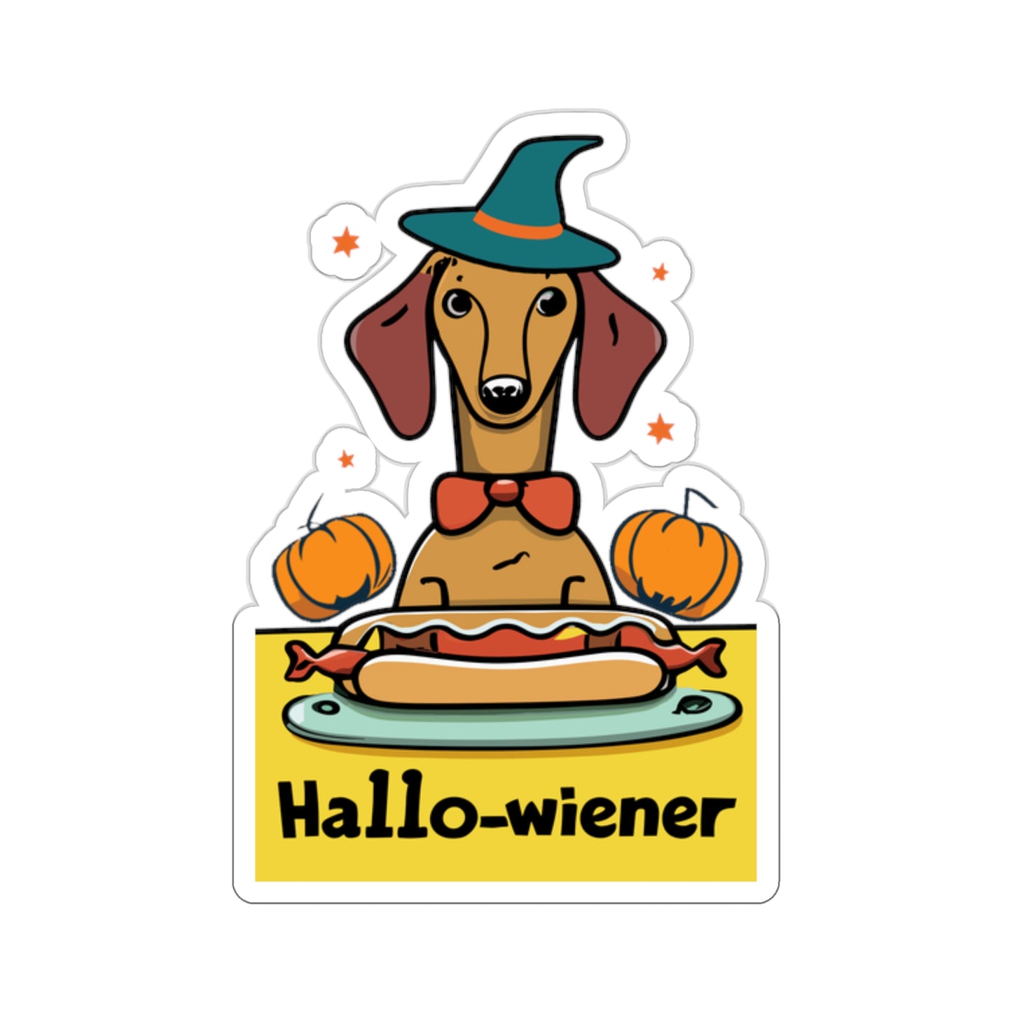 Hallowiener Kiss-Cut Stickers