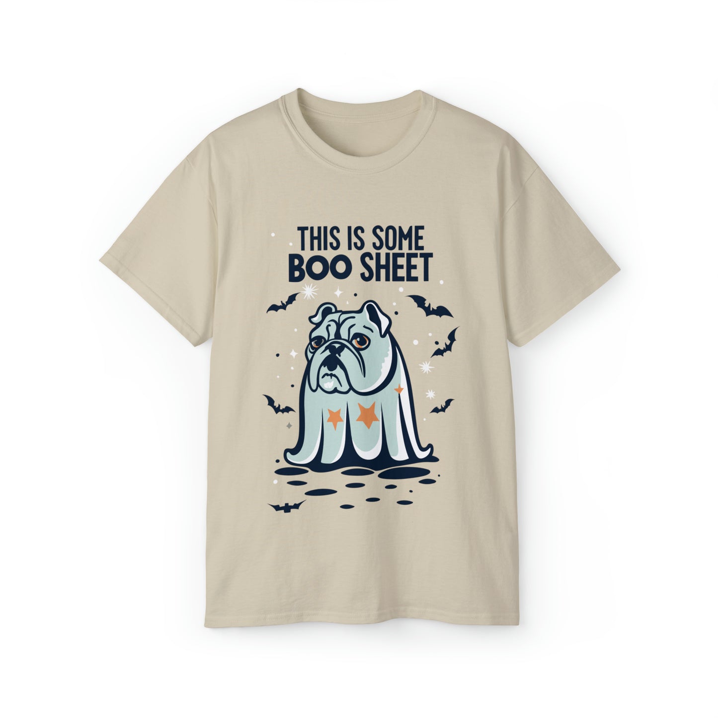 Cute Funny This is Some Boo Sheet Unisex Organic T-Shirt