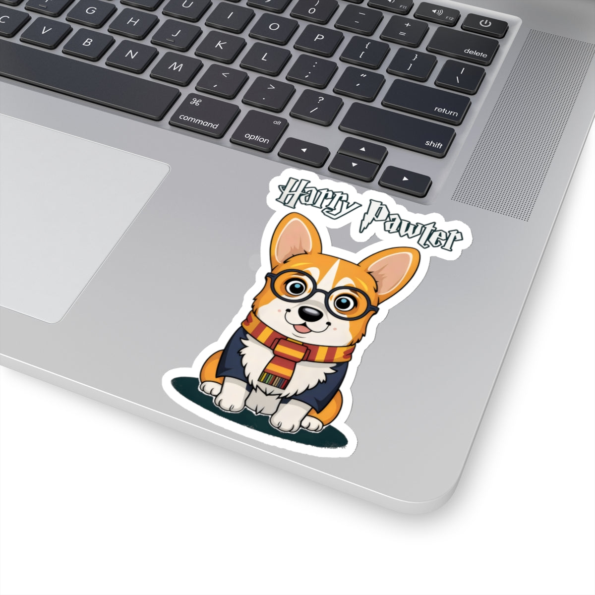 Cute Dog Cartoon Harry Pawter Corgi Kiss-cut Stickers