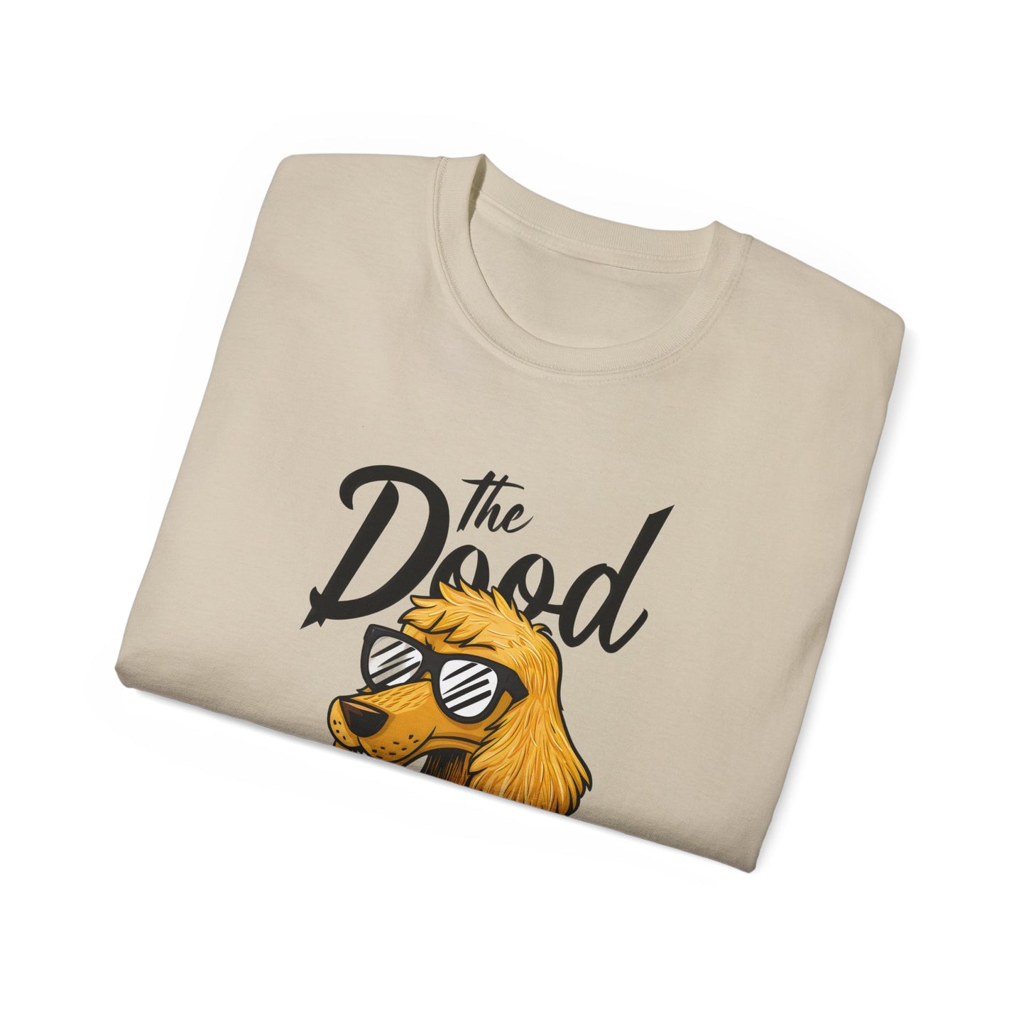 Cute Funny Dog Cartoon The Dood Unisex Organic T-Shirt