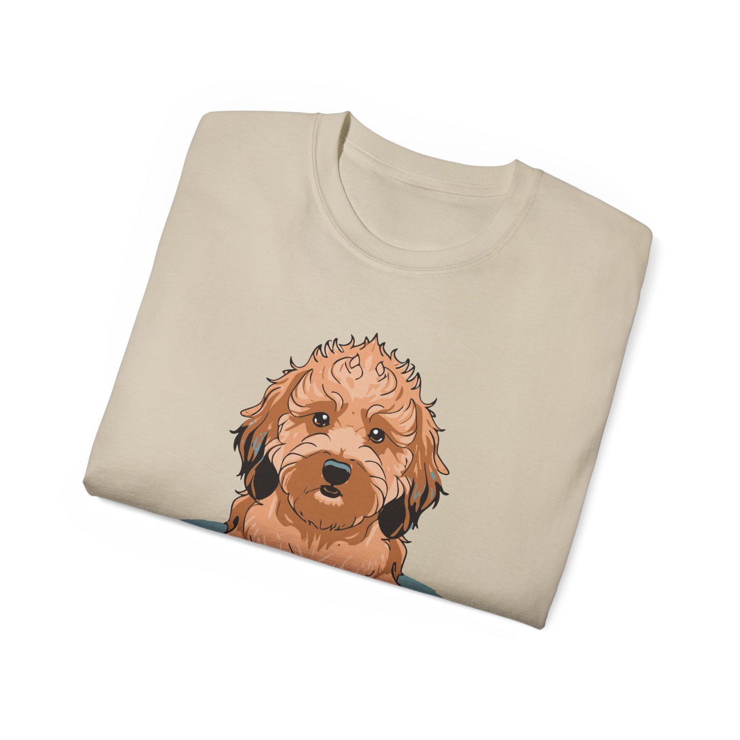 Goldendoodle Lover Life is Golden Unisex Organic T-Shirt