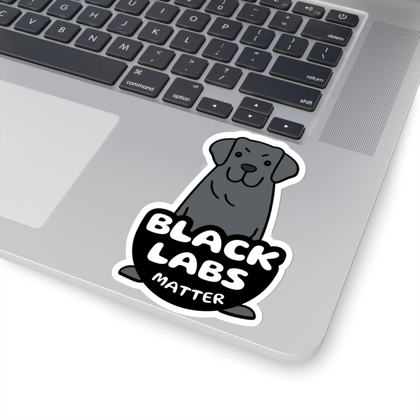 Cute Black Labs Matter Kiss-cut Stickers