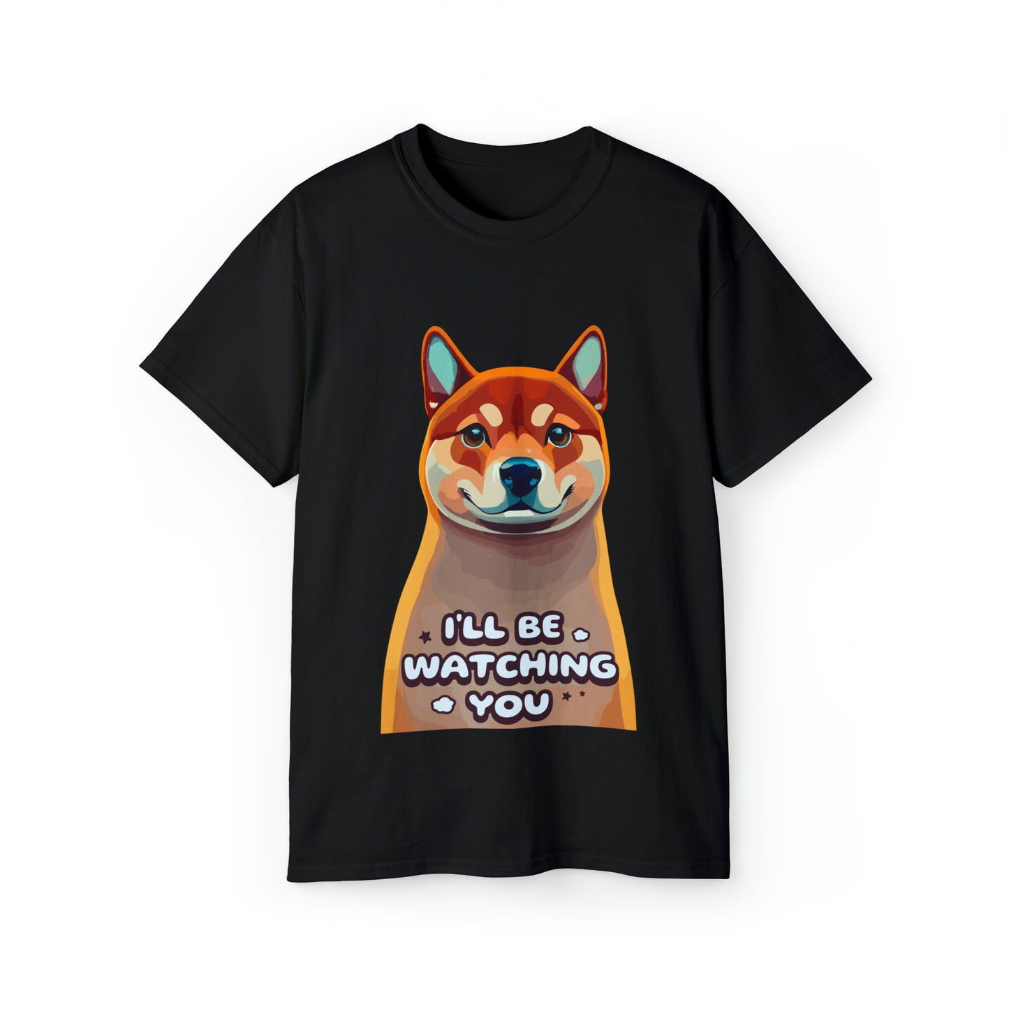 Cute Funny I'll be Watching You Unisex Organic T-Shirt