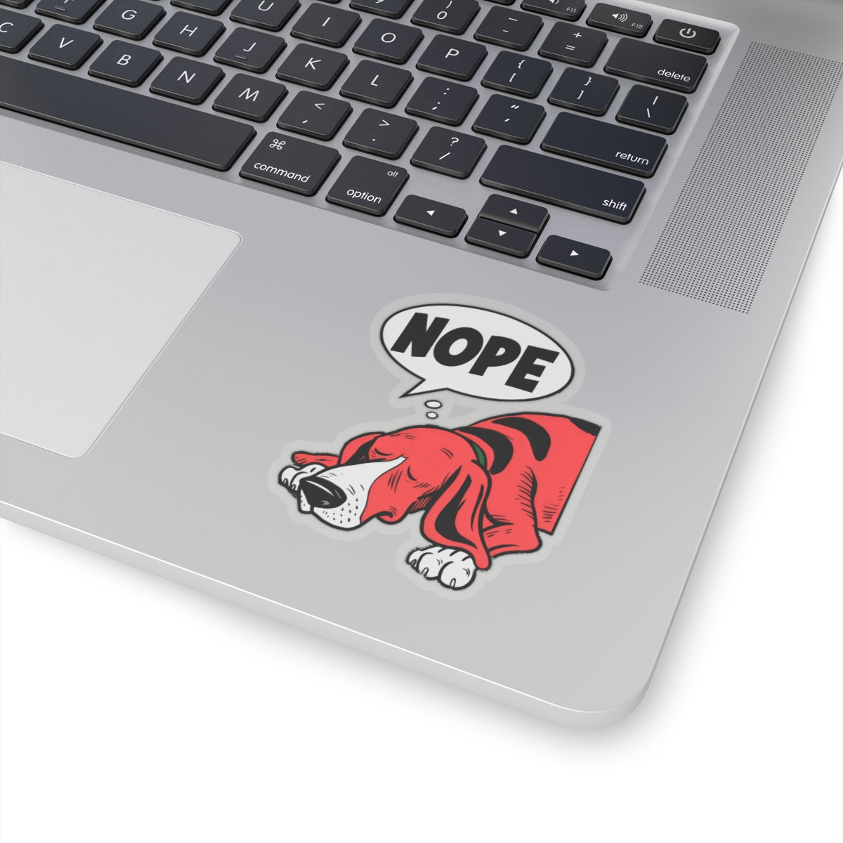 Cute Dog Cartoon Nope Meme Kiss-cut Stickers