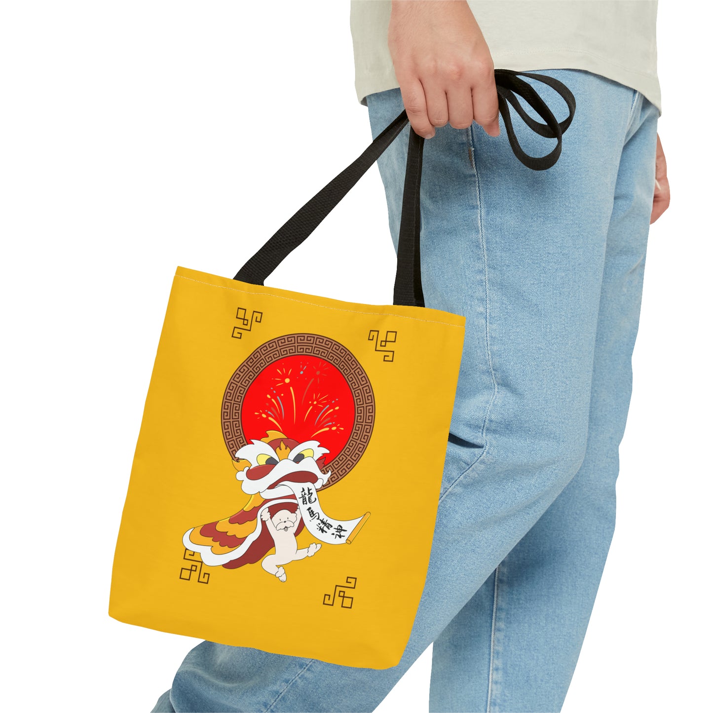 Cheeky Bichon Cute Funny Chinese New Year Tote Bag