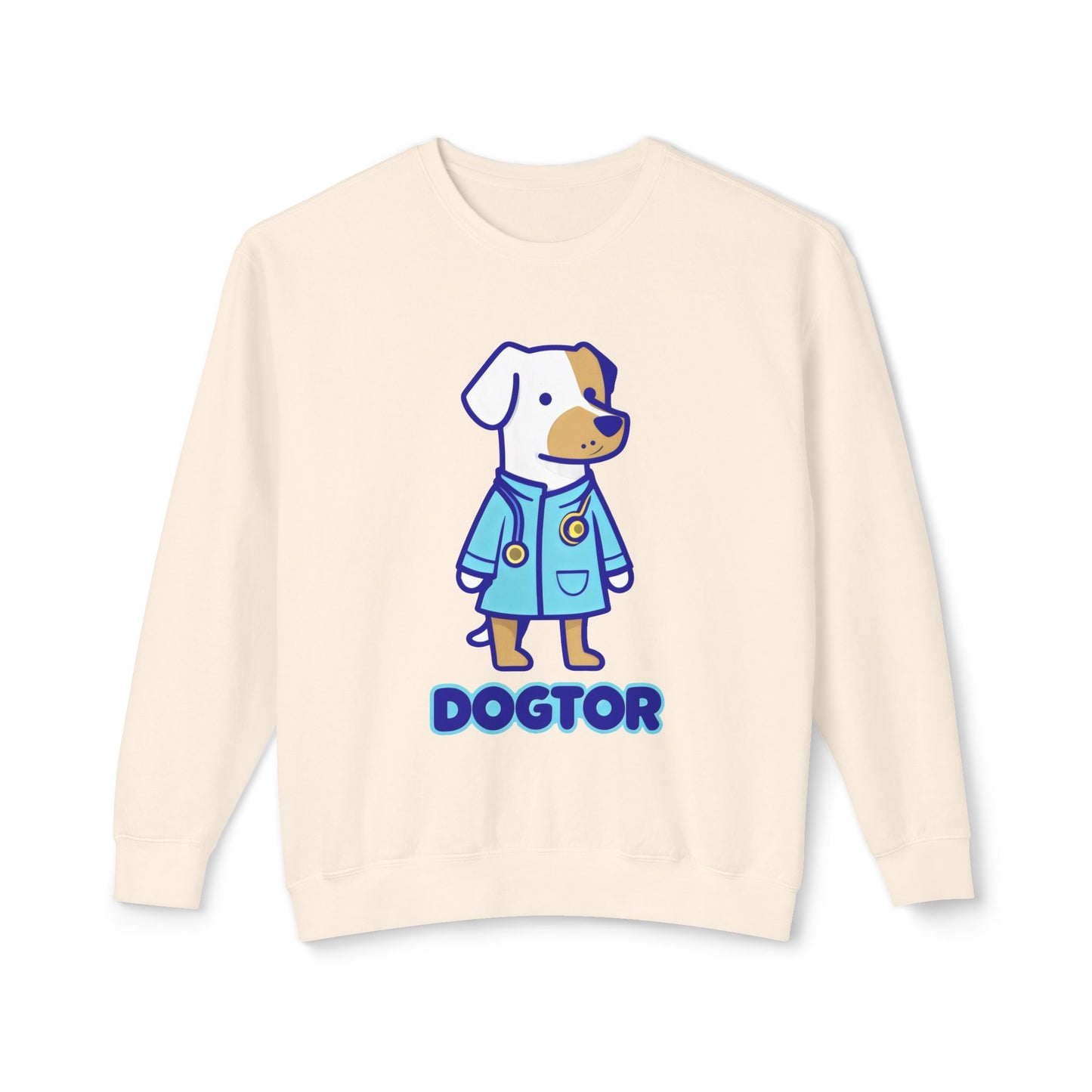 Cute Cartoon Dog Meme Dogtor Sweatshirt